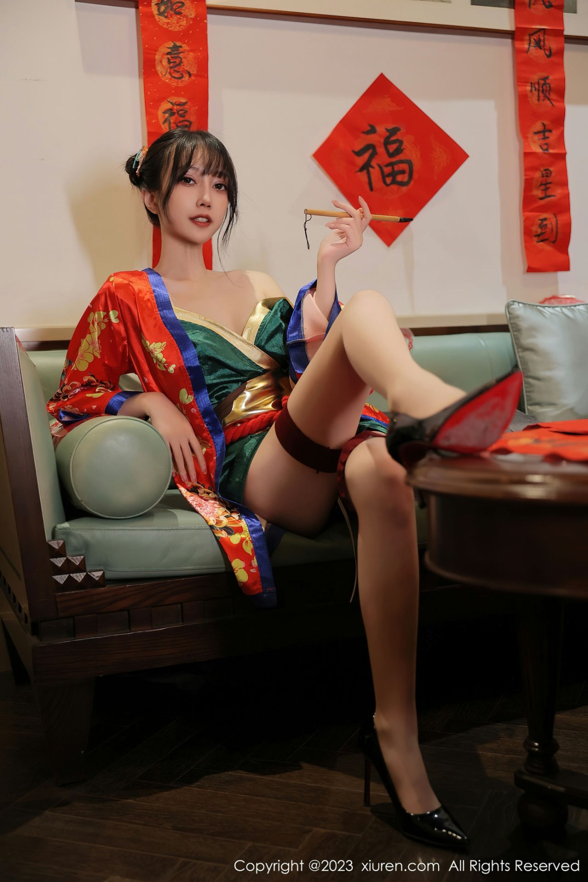 [XiuRen]高清写真图 2023.01.20 No.6167 玥儿玥er 新春美腿