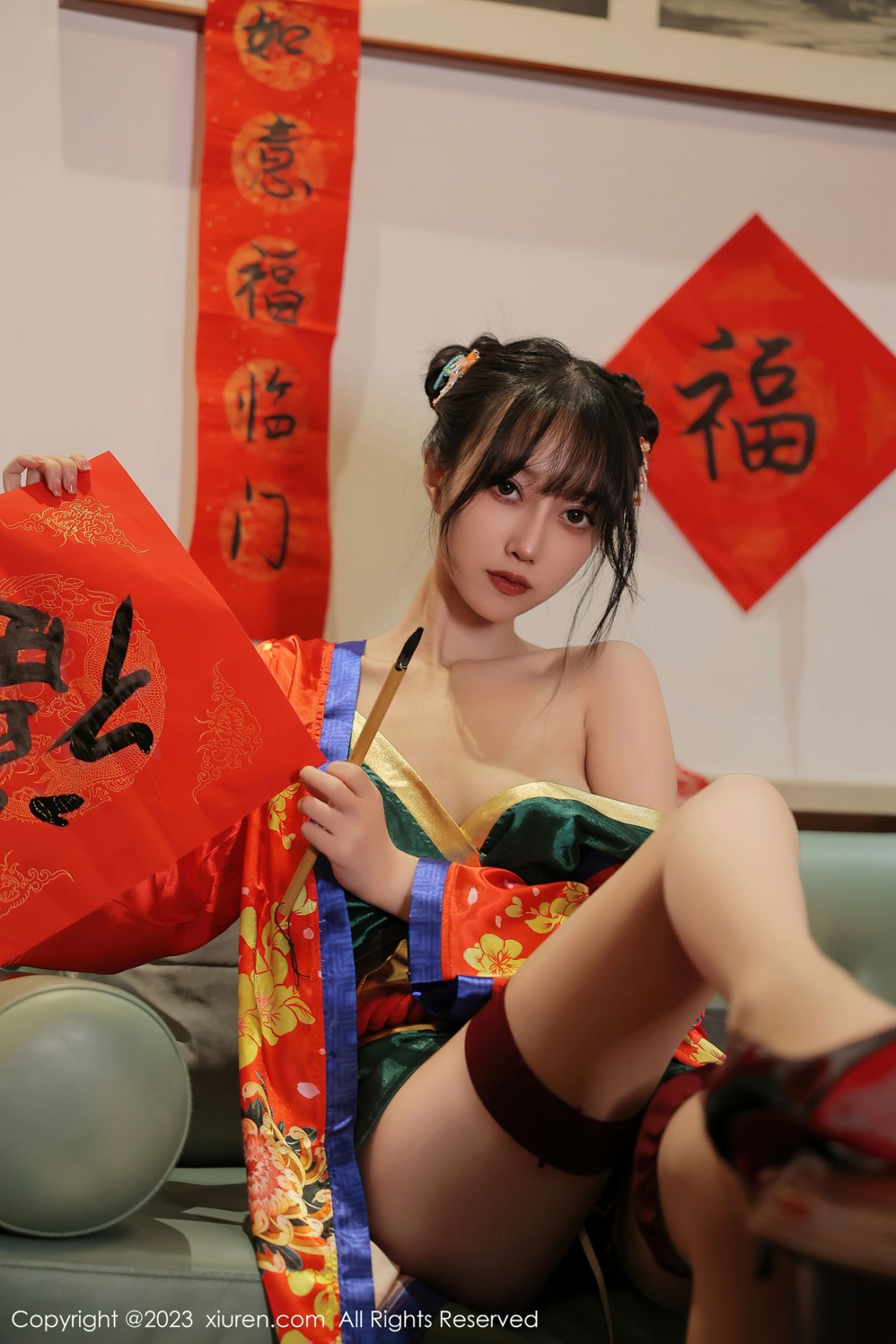 [XiuRen]高清写真图 2023.01.20 No.6167 玥儿玥er 新春美腿