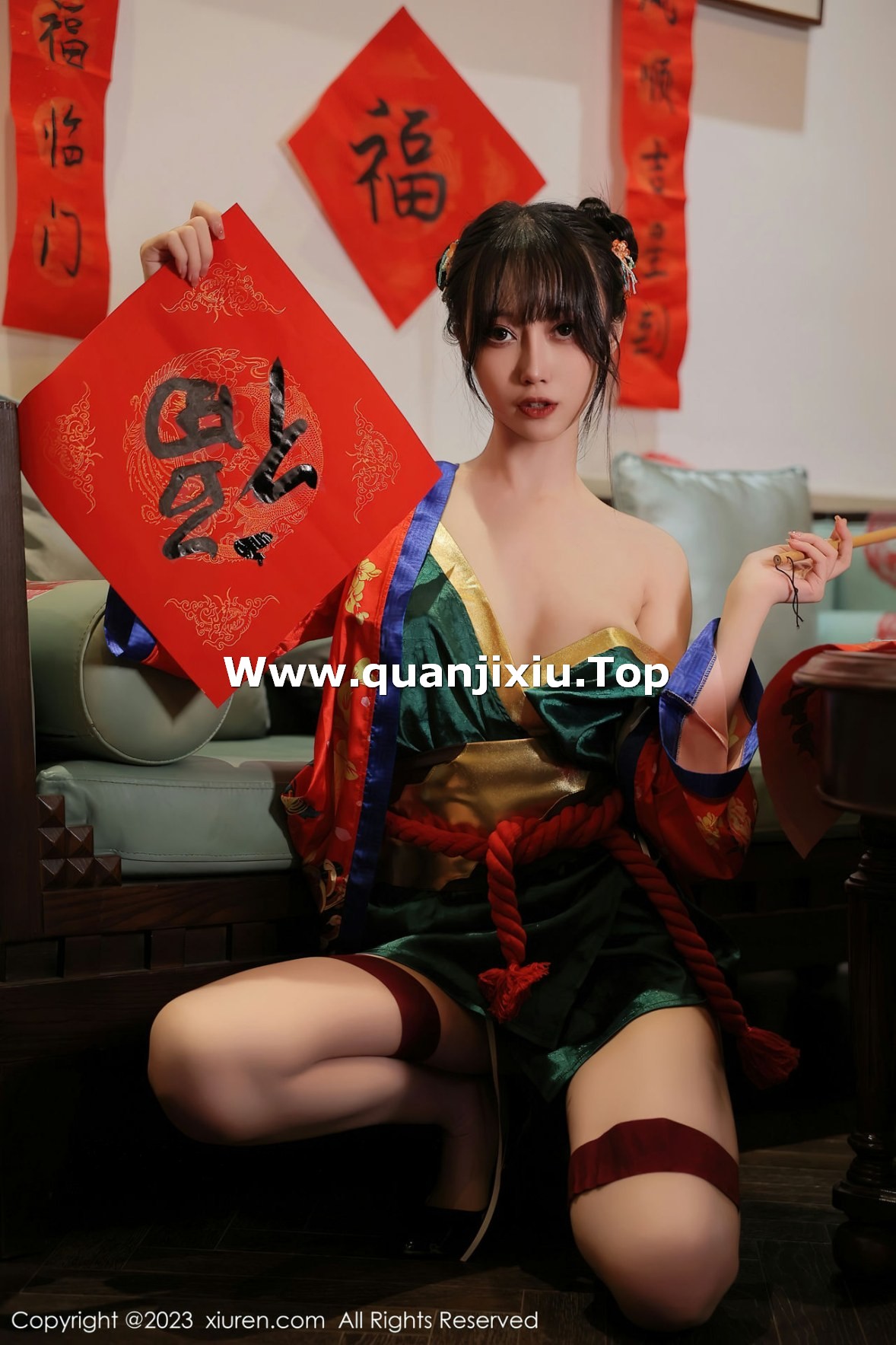 [XiuRen]高清写真图 2023.01.20 No.6167 玥儿玥er 新春美腿