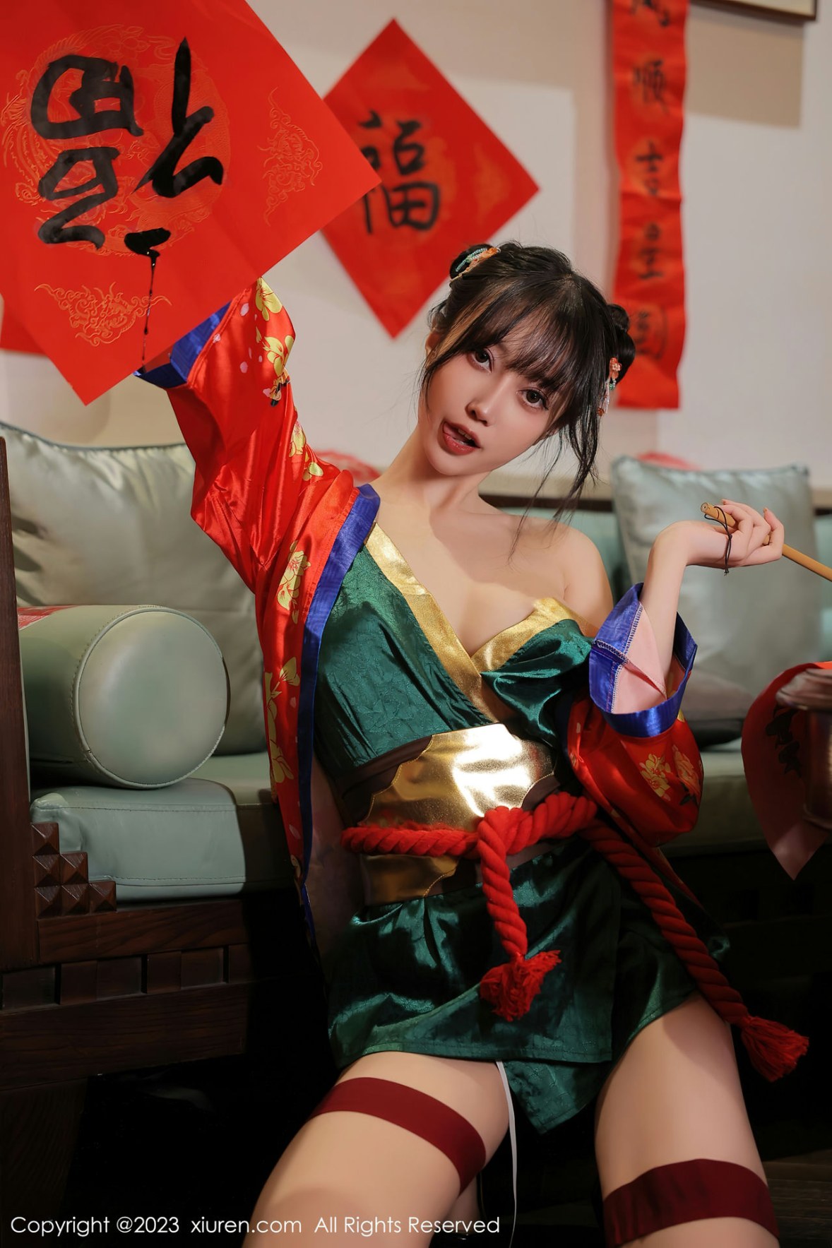 [XiuRen]高清写真图 2023.01.20 No.6167 玥儿玥er 新春美腿