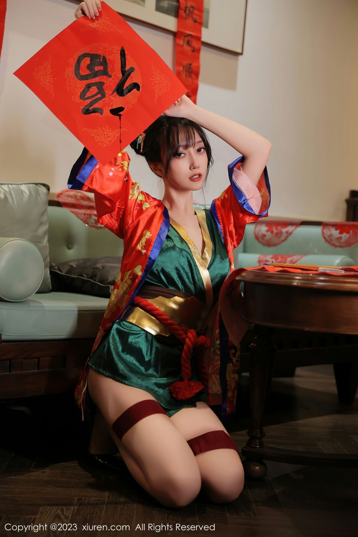 [XiuRen]高清写真图 2023.01.20 No.6167 玥儿玥er 新春美腿
