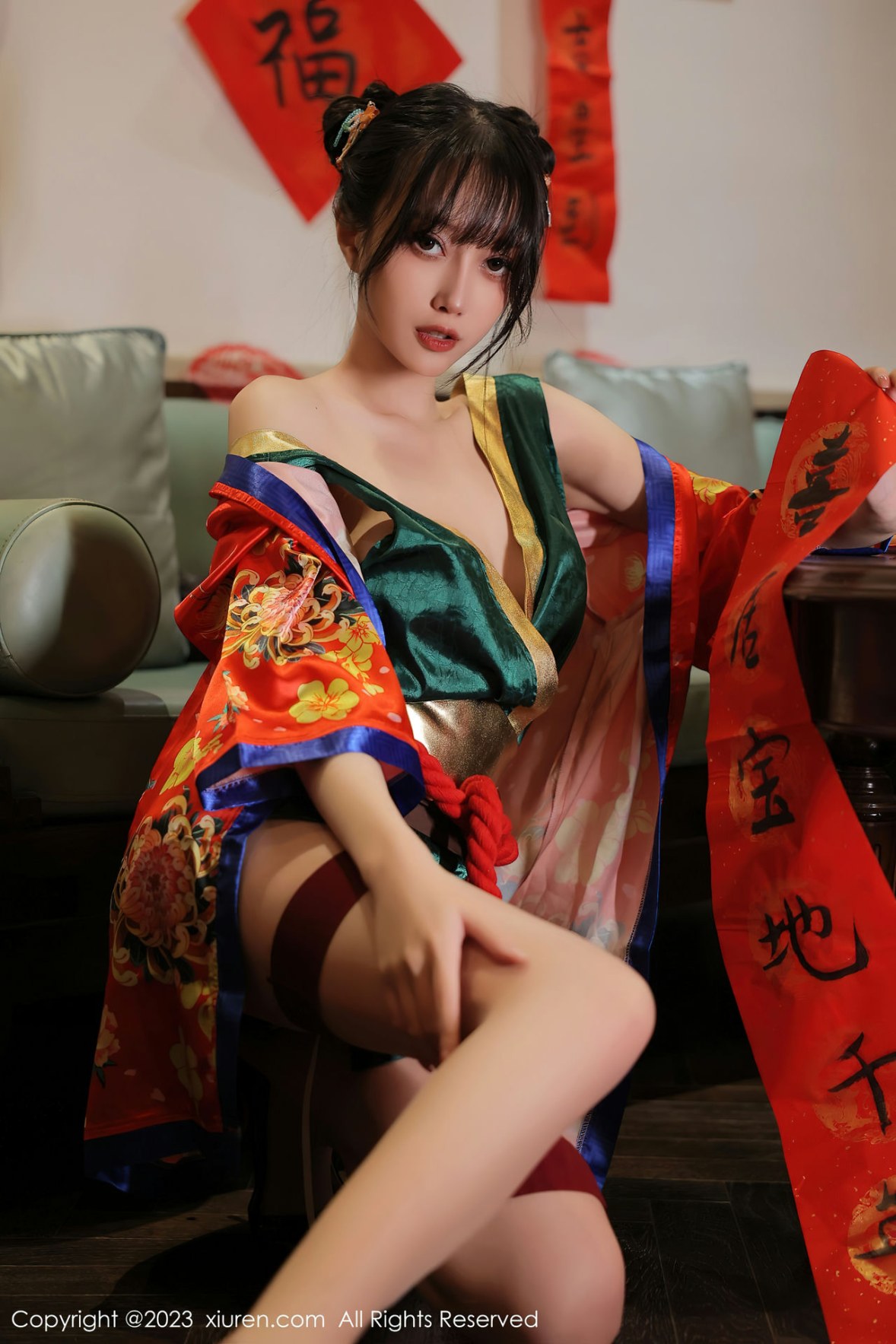 [XiuRen]高清写真图 2023.01.20 No.6167 玥儿玥er 新春美腿