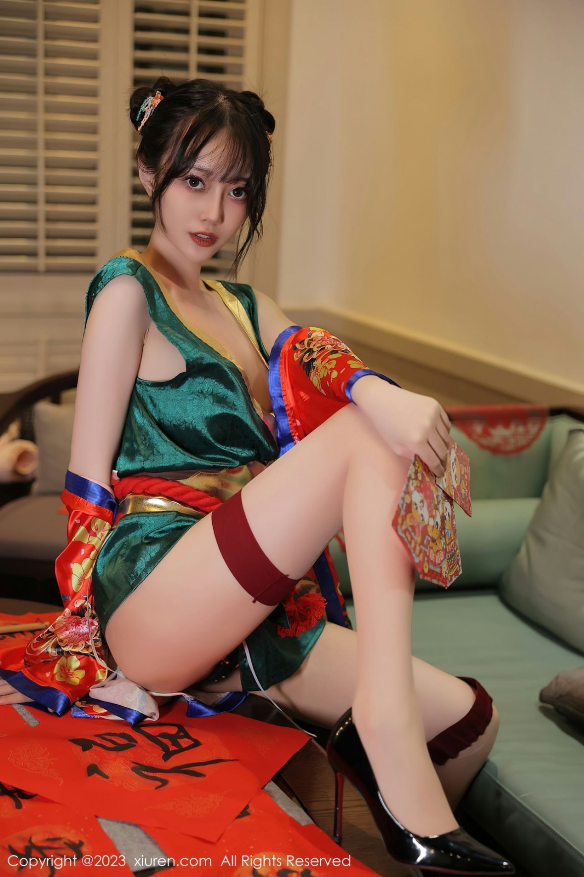 [XiuRen]高清写真图 2023.01.20 No.6167 玥儿玥er 新春美腿