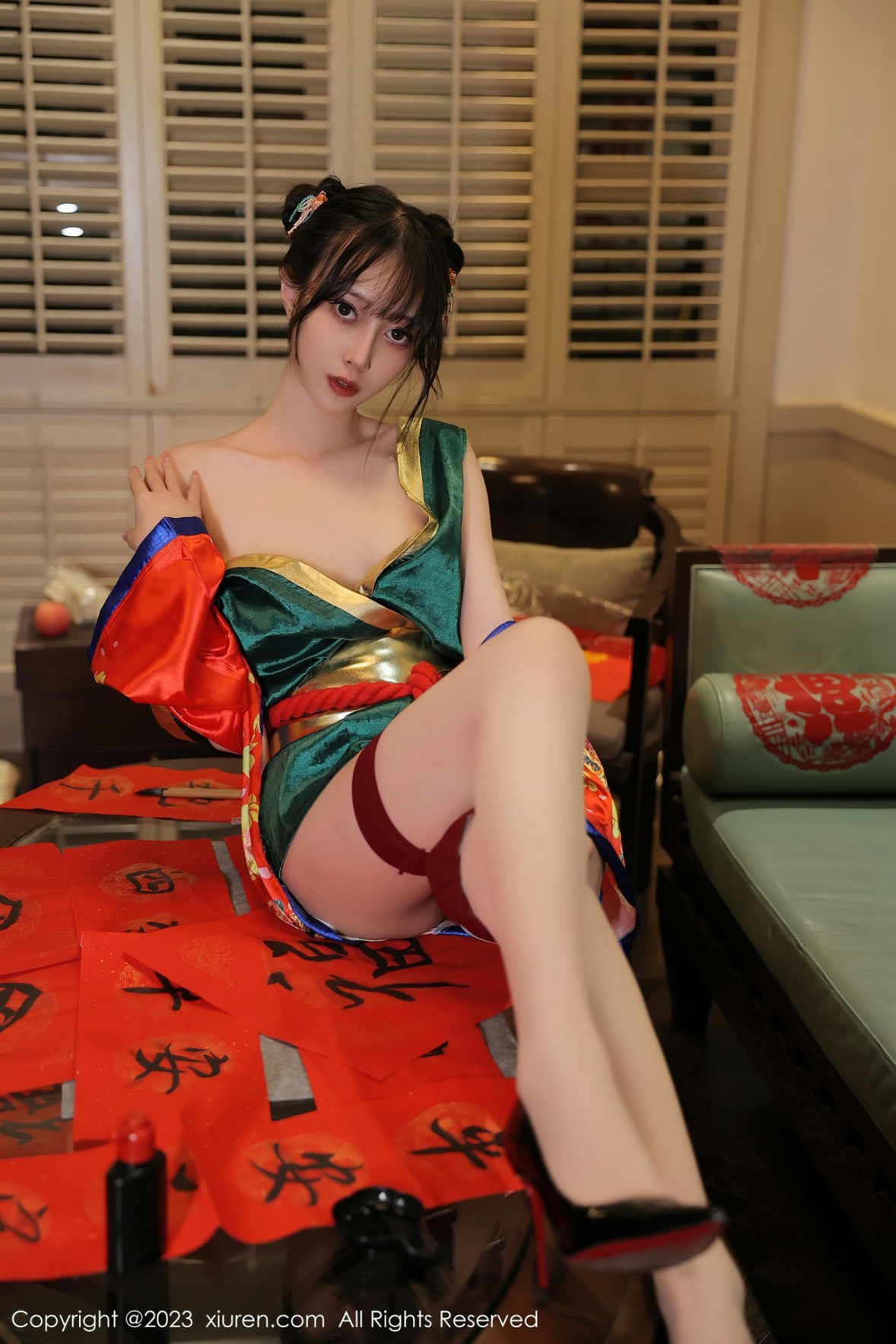 [XiuRen]高清写真图 2023.01.20 No.6167 玥儿玥er 新春美腿