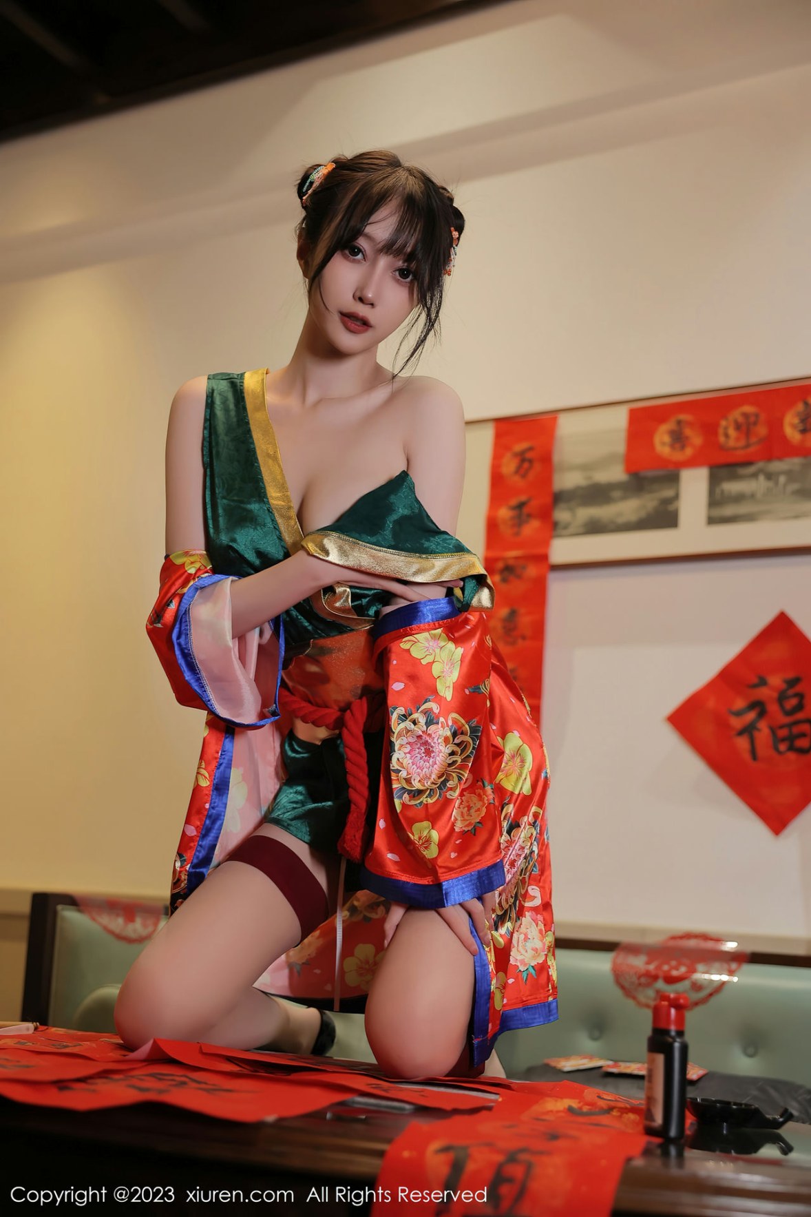 [XiuRen]高清写真图 2023.01.20 No.6167 玥儿玥er 新春美腿