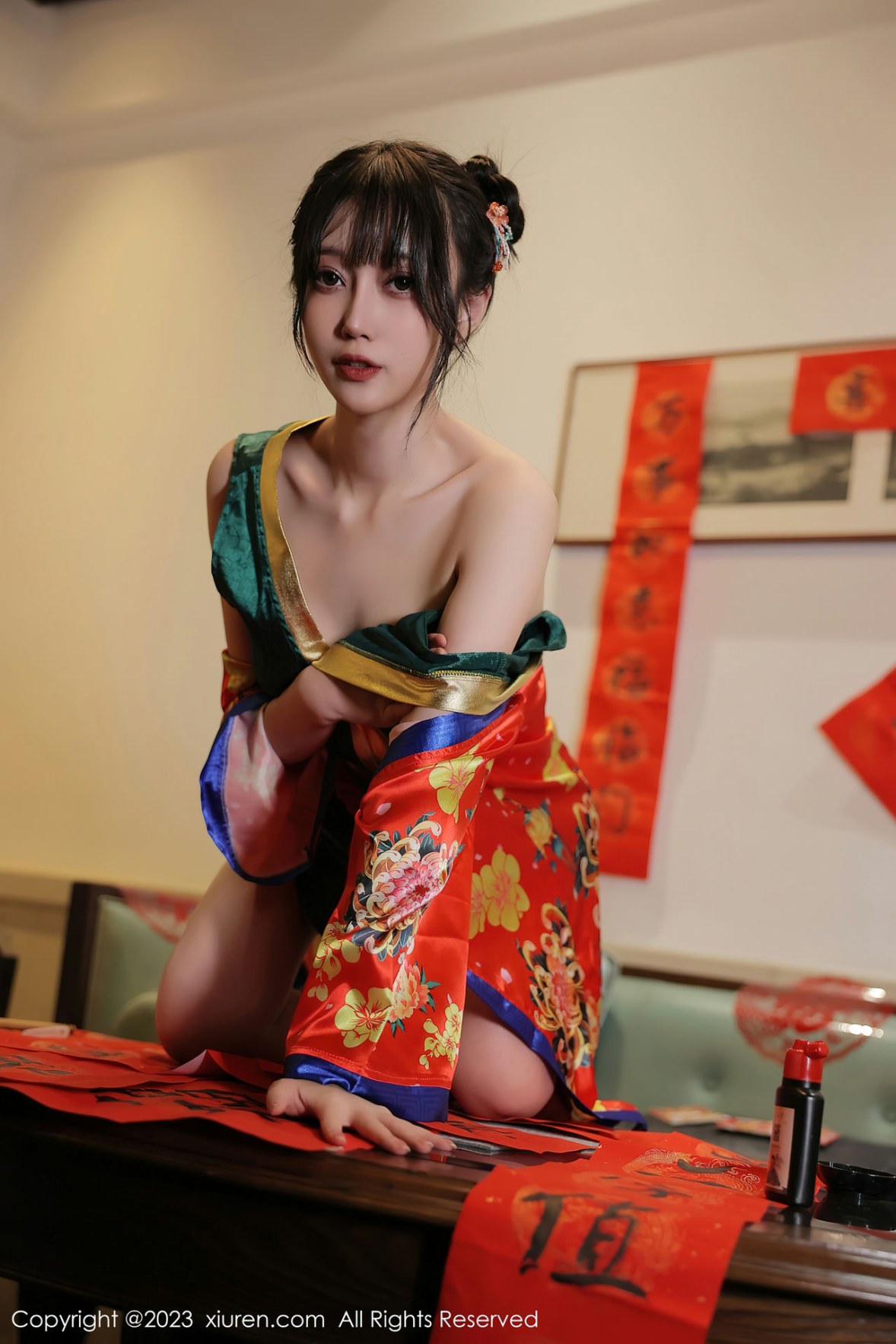 [XiuRen]高清写真图 2023.01.20 No.6167 玥儿玥er 新春美腿