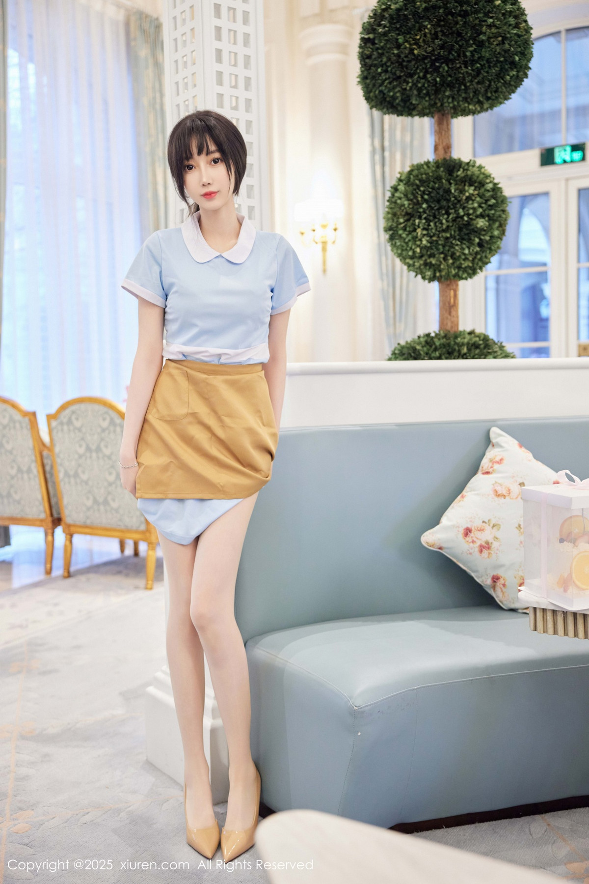 [XiuRen]高清写真图 2025.02.10 No.9864 玥儿玥er 丝袜美腿