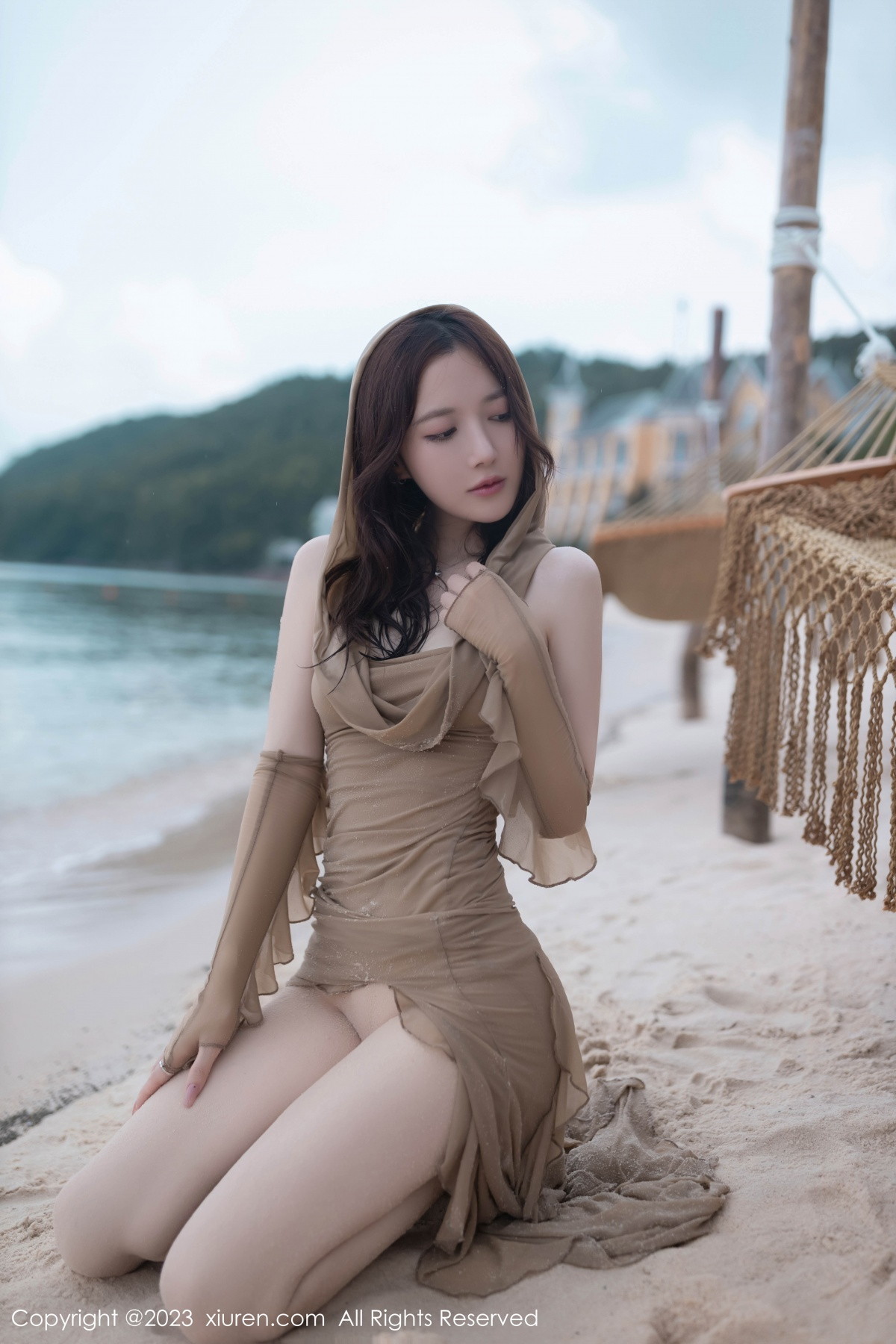 [XiuRen]高清写真图 2023.08.25 No.7288 鱼子酱Fish 沙滩美腿