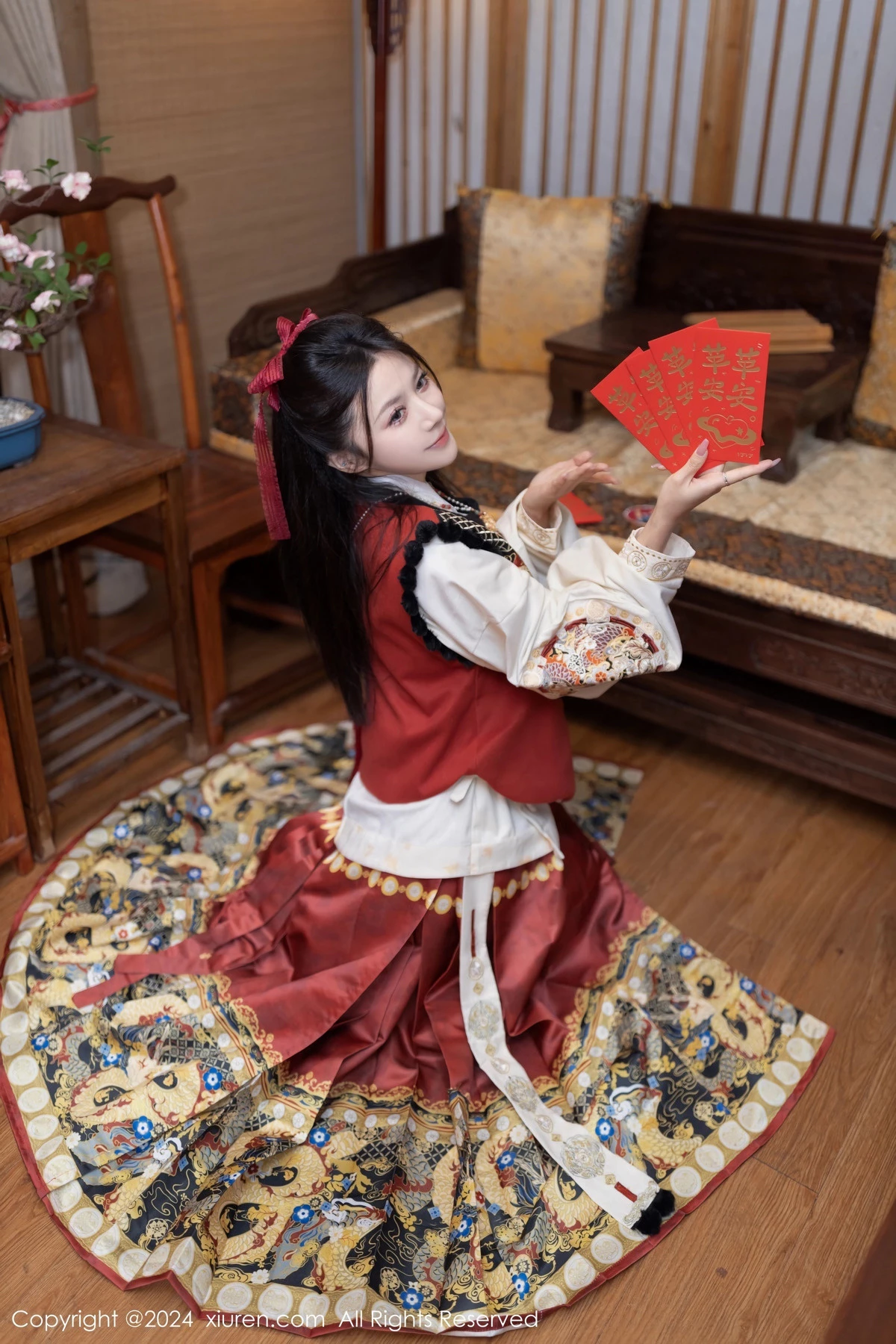 [XiuRen]高清写真图 2024.02.08 No.8095 鱼子酱Fish 美腿妩媚