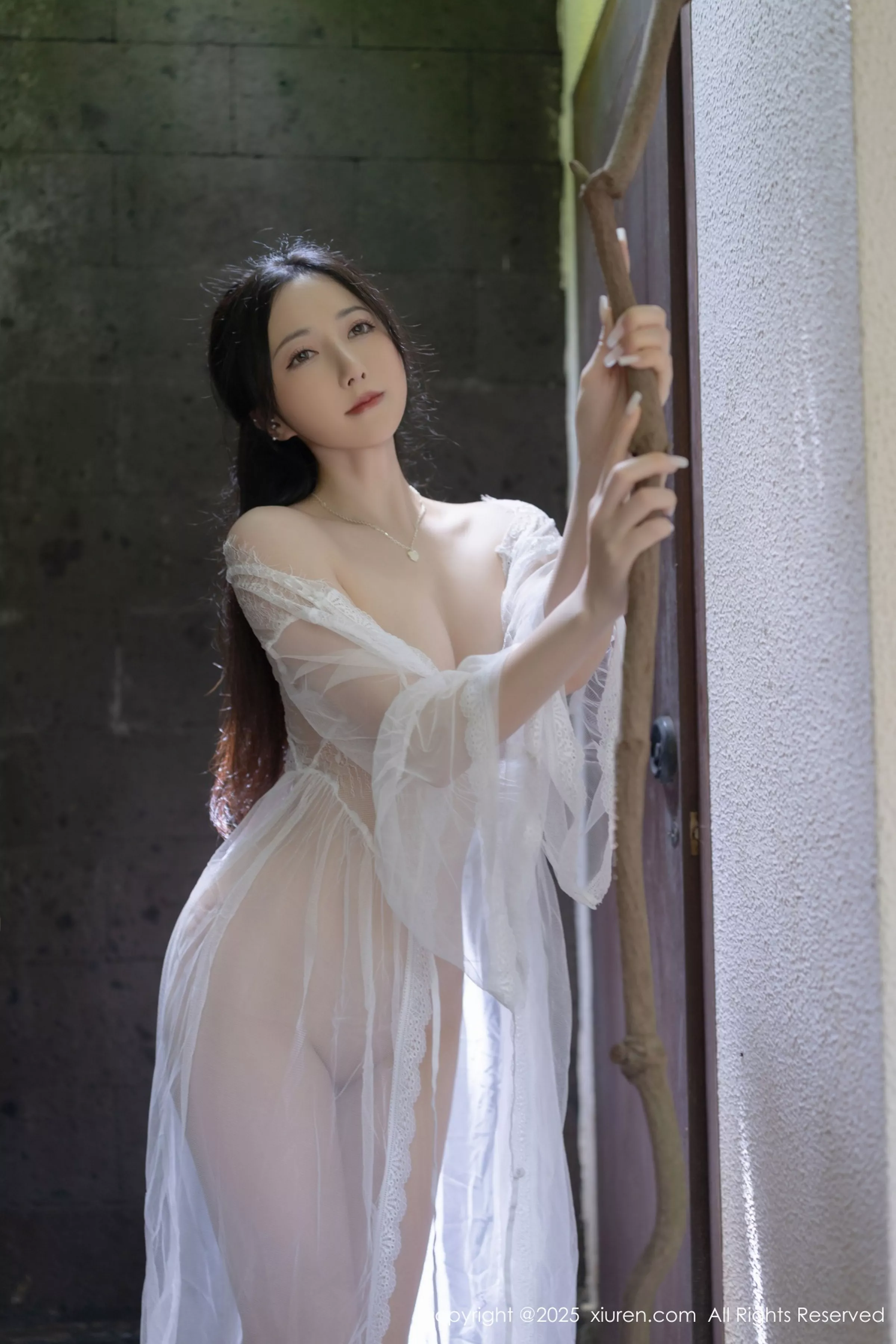 [XiuRen]高清写真图 2025.04.18 No.10173 鱼子酱Fish 轻透连衣裙