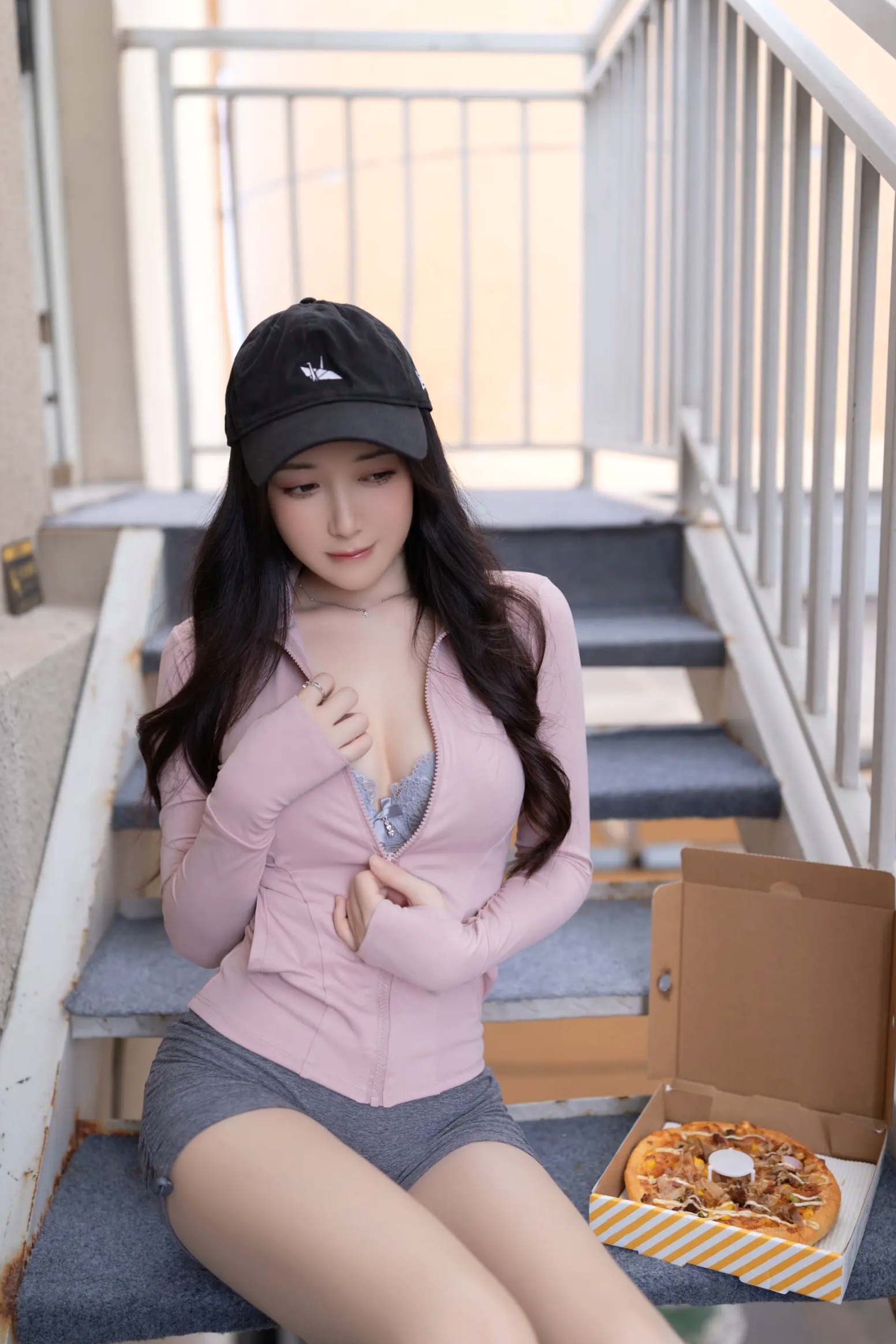Gallery - [XR] 鱼子酱Fish 披萨主题创意私房照，大尺度性感身材曲线呈现大尺度私房照诱惑性感 鱼子酱fish女神私房照_秀色女神 - image 14