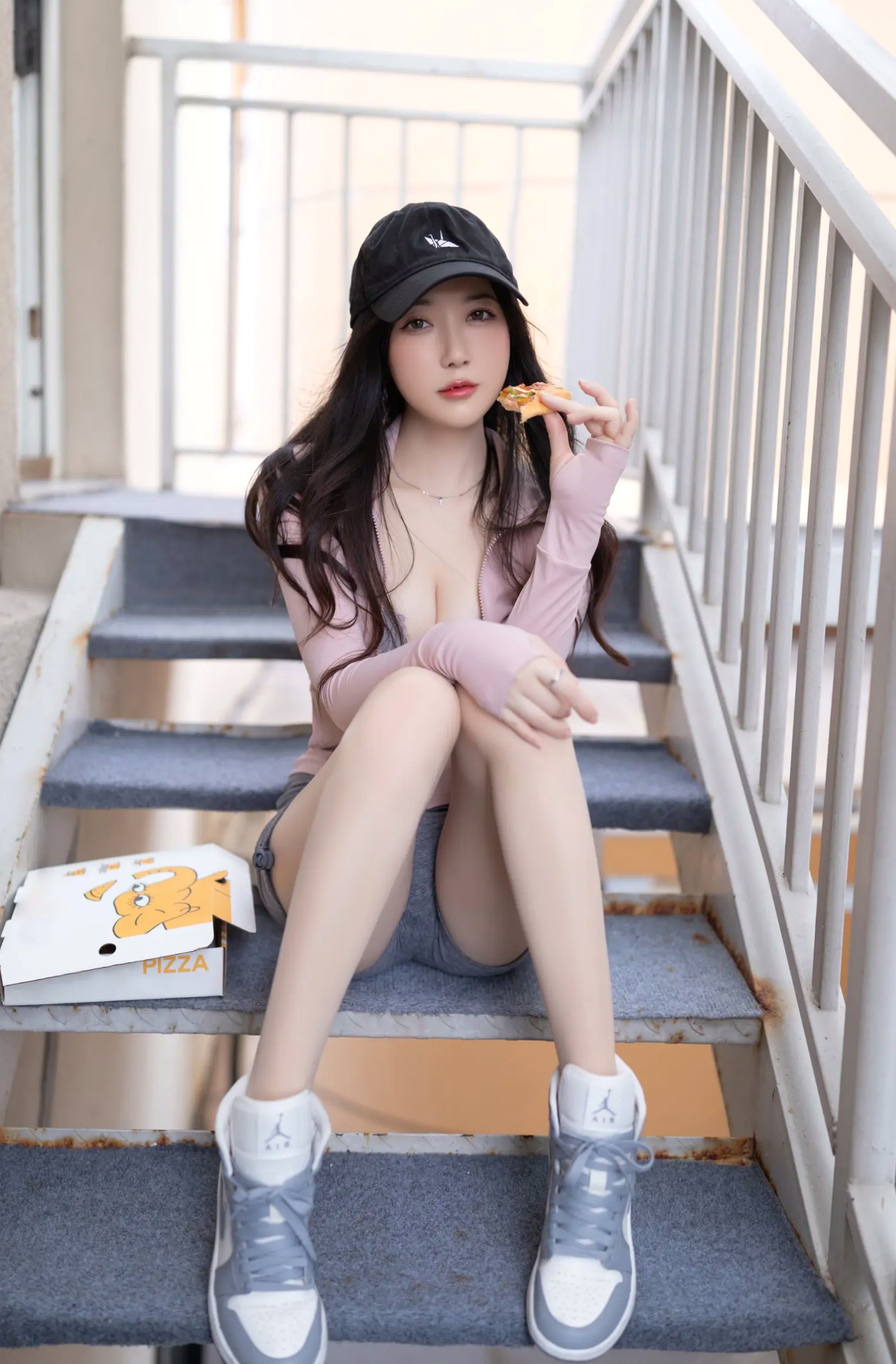 Gallery - [XR] 鱼子酱Fish 披萨主题创意私房照，大尺度性感身材曲线呈现大尺度私房照诱惑性感 鱼子酱fish女神私房照_秀色女神 - image 26