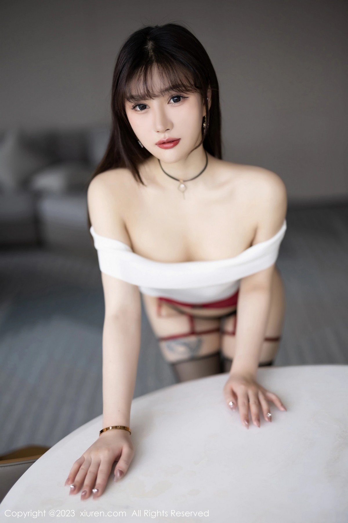 [XiuRen]高清写真图 2023.05.12 No.6725 张欣欣 黑丝美腿