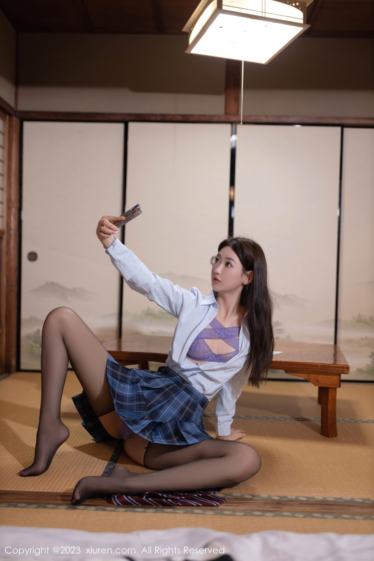 [XiuRen]高清写真图 2023.10.30 No.7585 唐安琪 美腿短裙