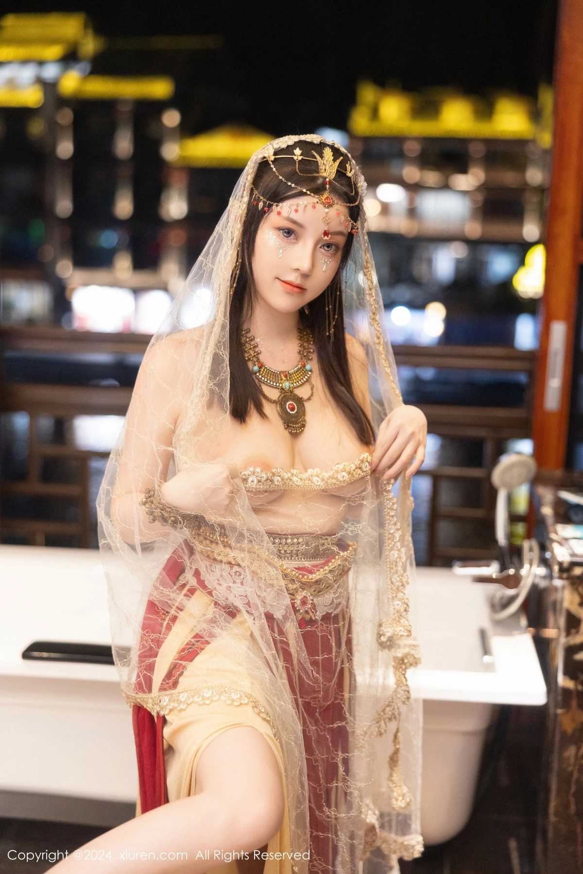 [XiuRen]高清写真图 2024.04.07 No.8349 豆瓣酱 美乳性感