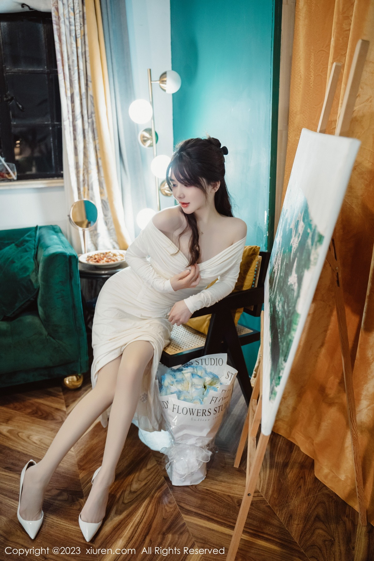 [XiuRen]高清写真图 2023.01.29 No.6182 婠婠么 丝袜美腿
