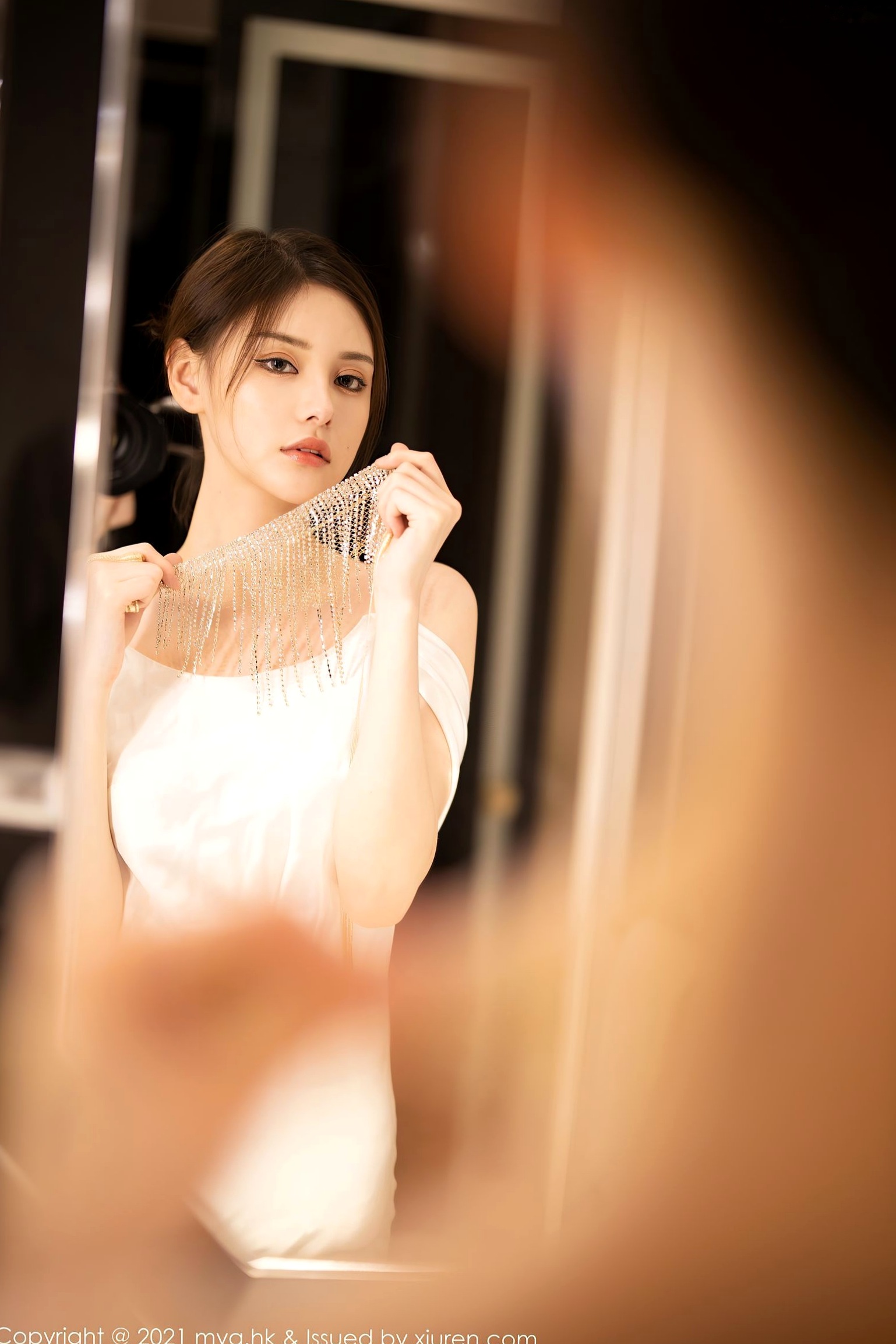 Gallery - MyGirl美媛馆-552-小夕Juju-纯白新娘礼服诱惑写真，修长美腿演绎极致丝袜视觉盛宴，江浙沪旅拍唯美浪漫风格美媛馆丝袜诱惑婚纱私房照 小夕juju女神私房照_秀色女神 - image 22