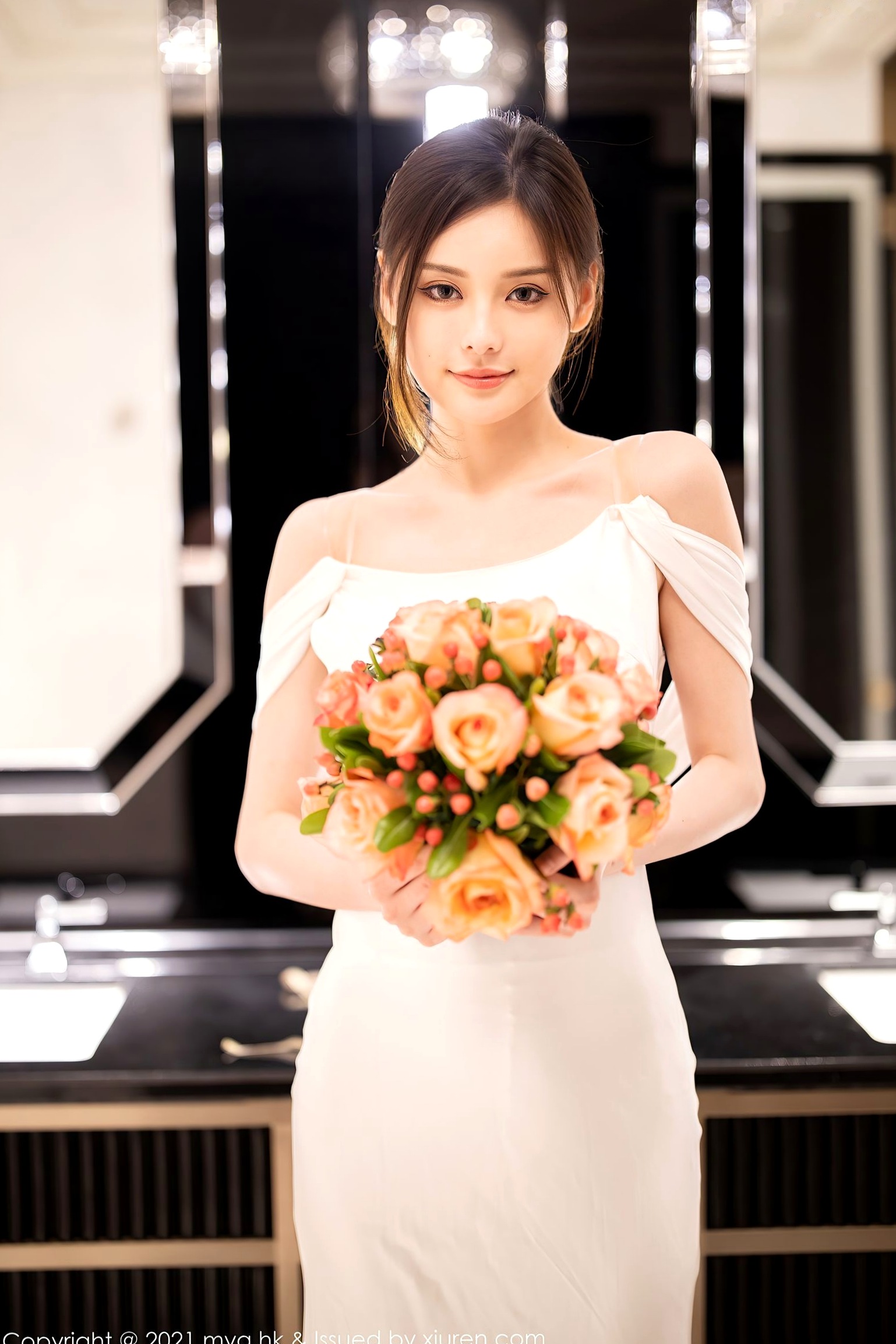 Gallery - MyGirl美媛馆-552-小夕Juju-纯白新娘礼服诱惑写真，修长美腿演绎极致丝袜视觉盛宴，江浙沪旅拍唯美浪漫风格美媛馆丝袜诱惑婚纱私房照 小夕juju女神私房照_秀色女神 - image 50