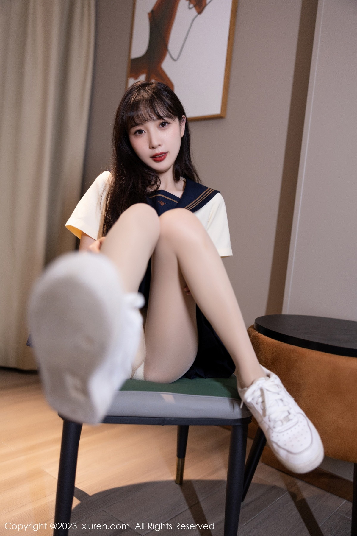 [XiuRen]高清写真图 2023.01.12 No.6126 林星阑 制服美腿