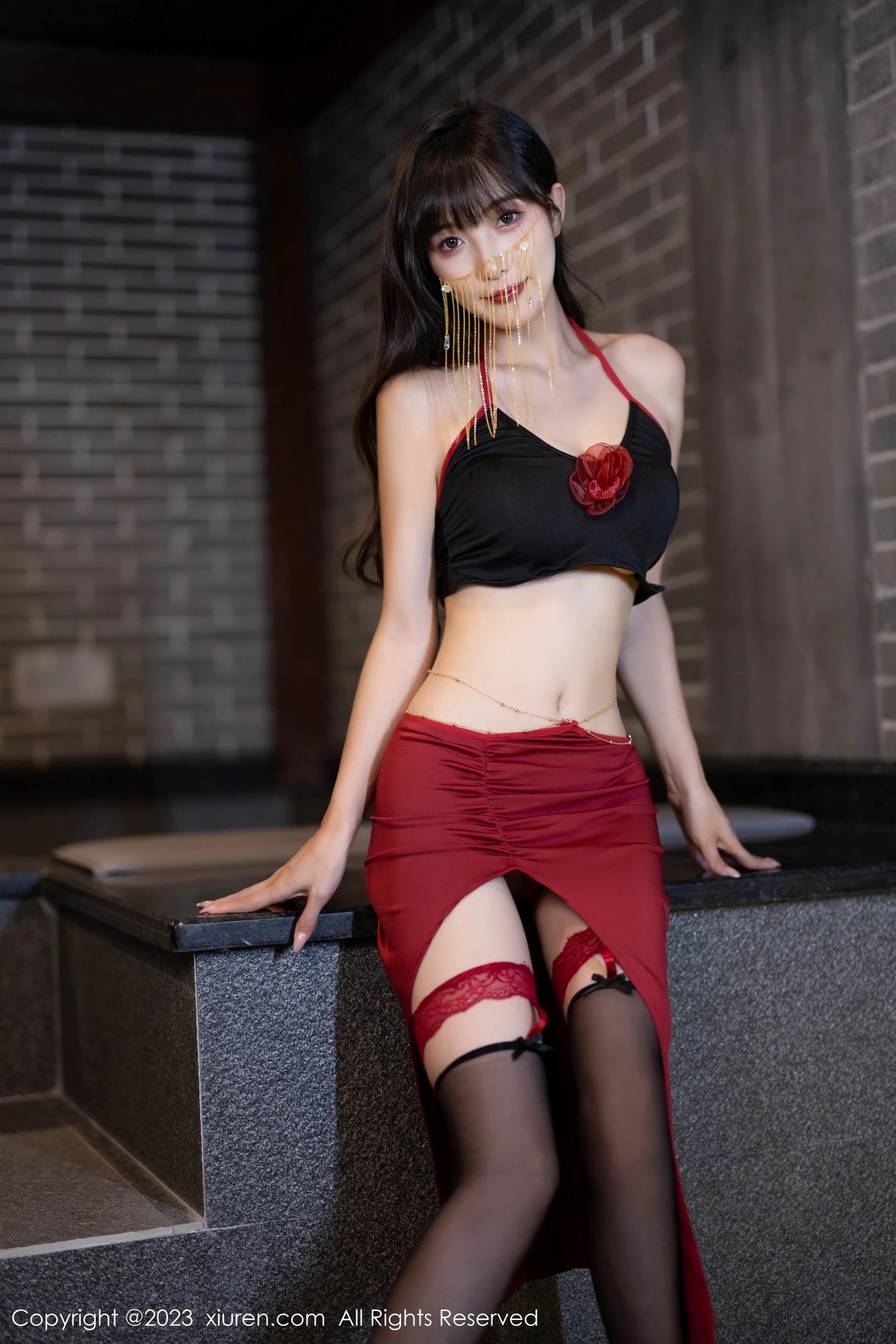 [XiuRen]高清写真图 2023.10.18 No.7529 林星阑 黑丝美腿
