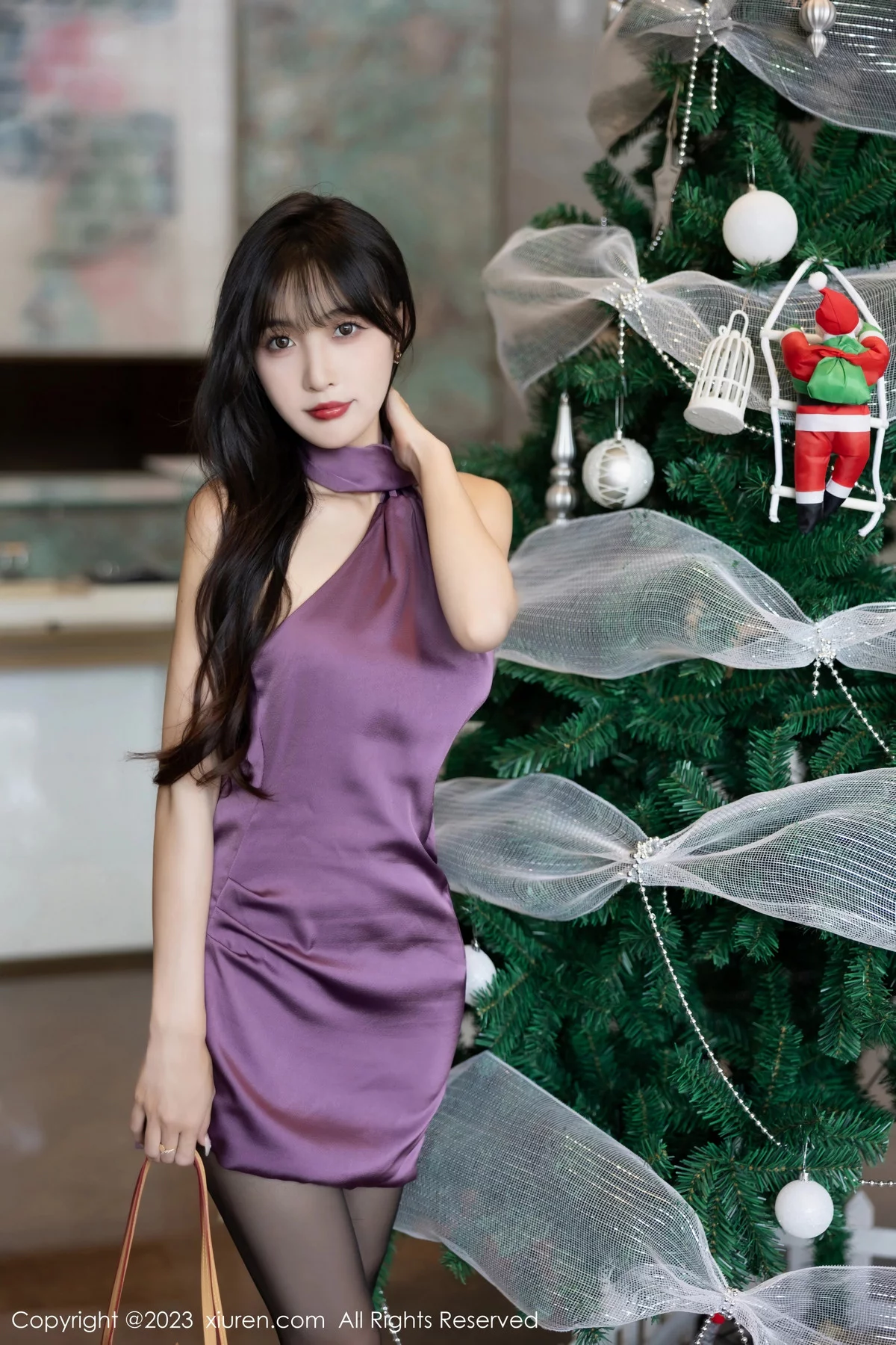 [XiuRen]高清写真图 2023.12.22 No.7852 林星阑 黑丝美腿