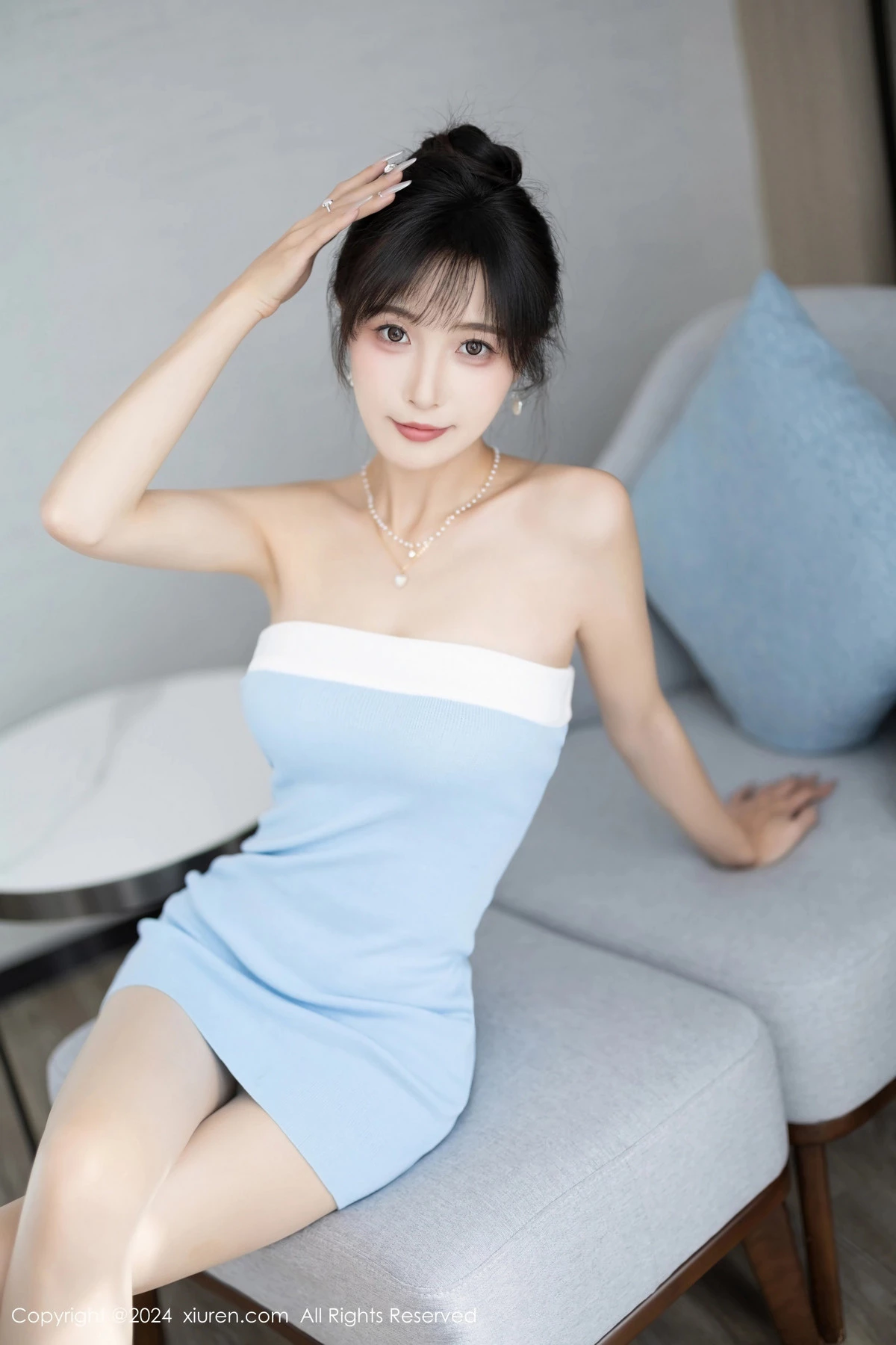 [XiuRen]高清写真图 2024.03.01 No.8165 林星阑 性感黑丝
