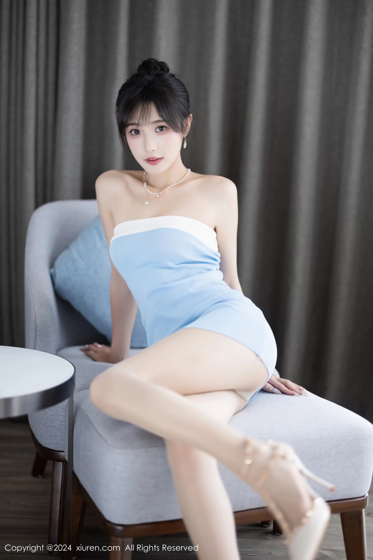 [XiuRen]高清写真图 2024.03.01 No.8165 林星阑 性感黑丝