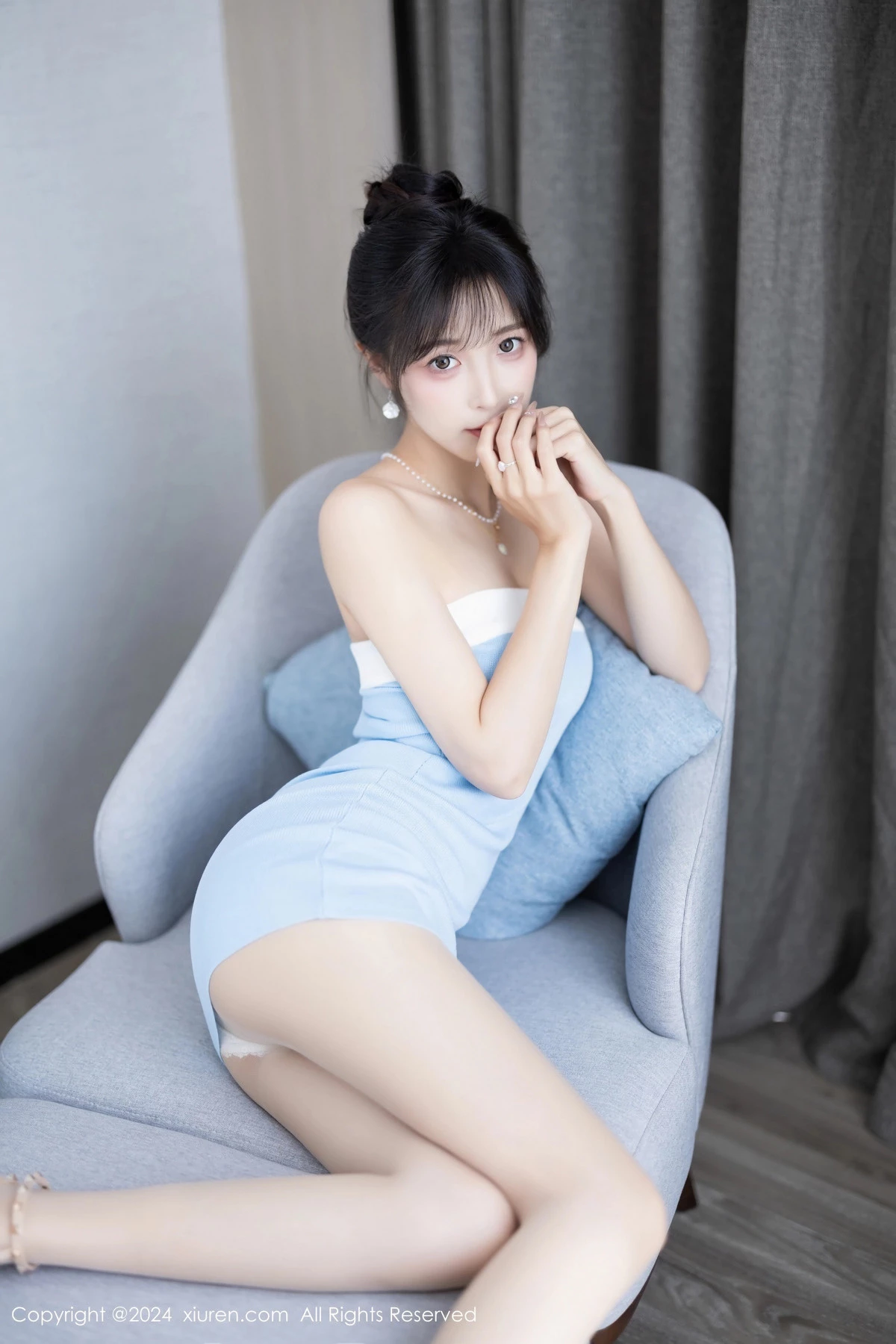 [XiuRen]高清写真图 2024.03.01 No.8165 林星阑 性感黑丝