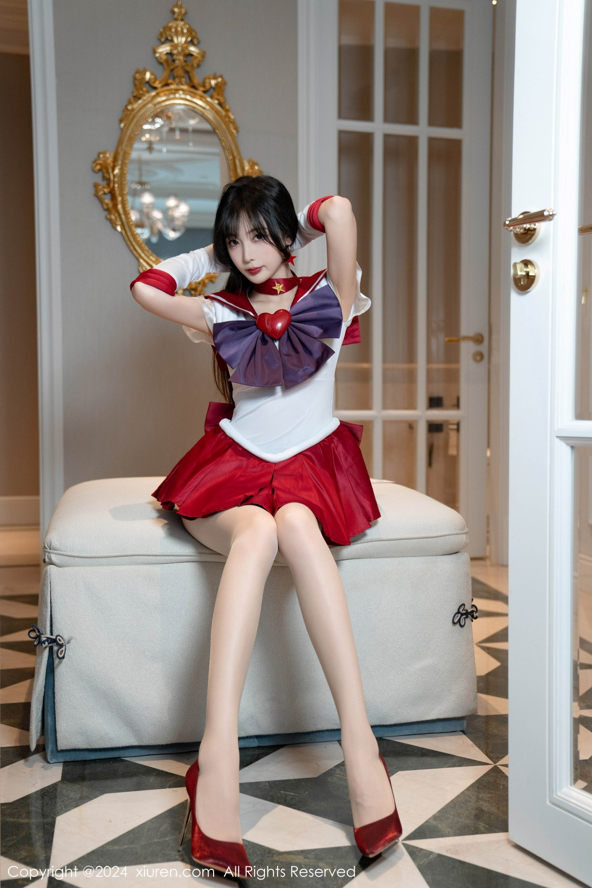 [XiuRen]高清写真图 2024.07.03 No.8800 林星阑 短裙美腿