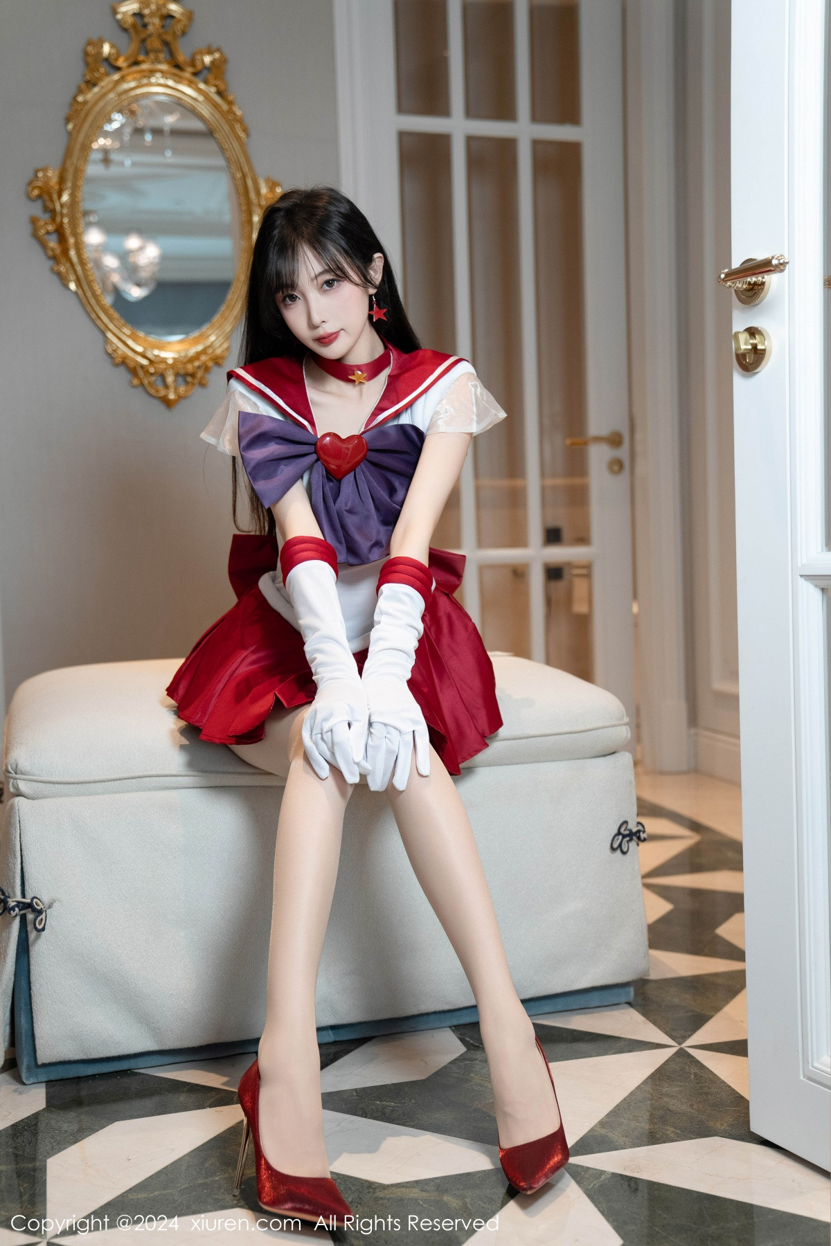 [XiuRen]高清写真图 2024.07.03 No.8800 林星阑 短裙美腿