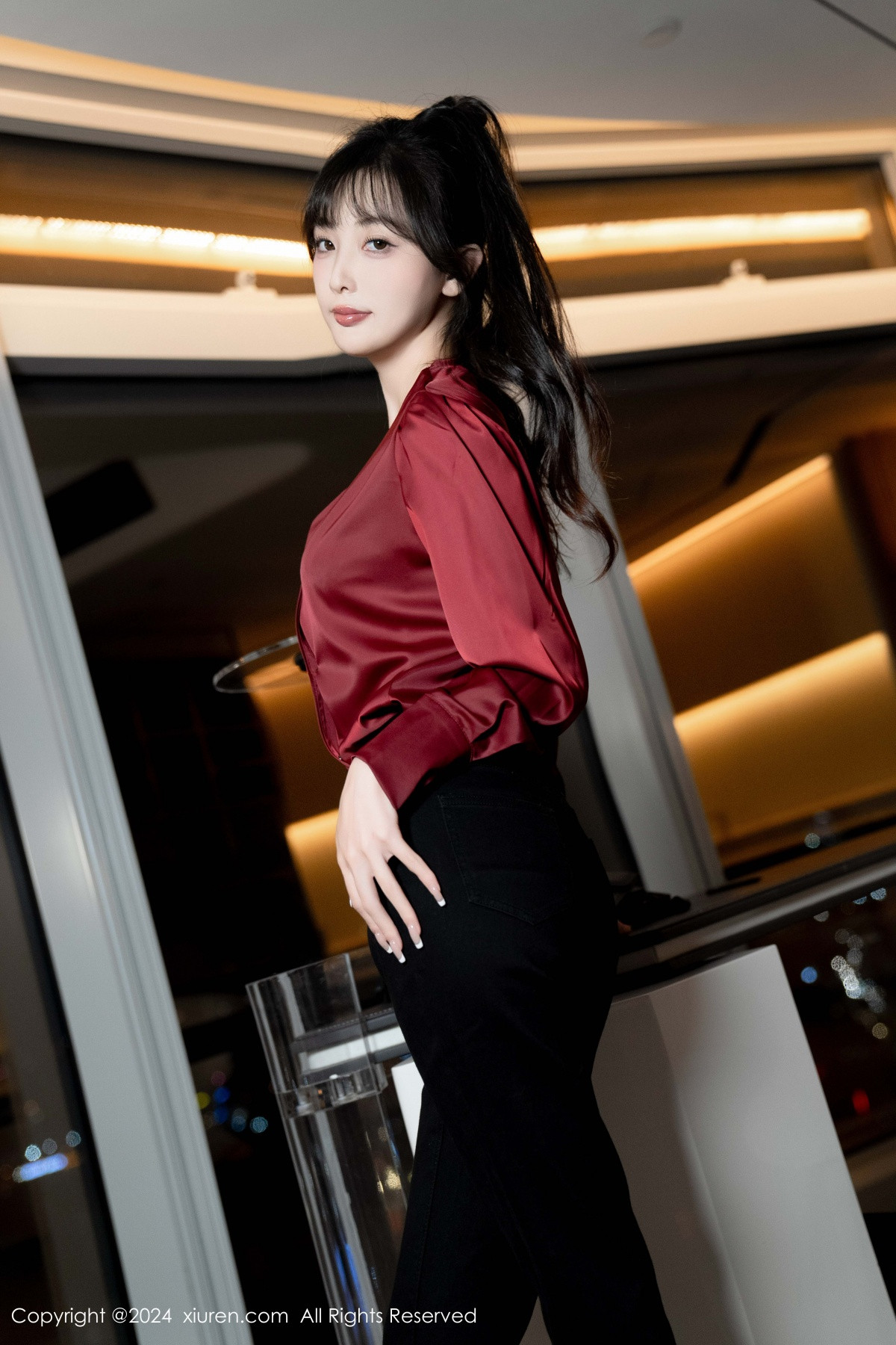 [XiuRen]高清写真图 2024.10.16 No.9299 林星阑 黑丝美腿
