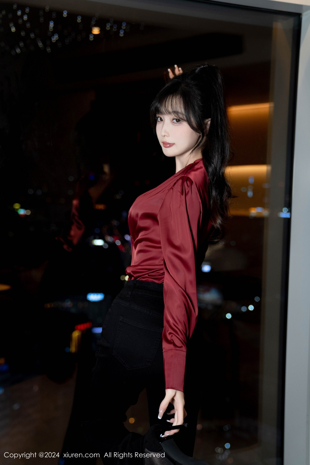 [XiuRen]高清写真图 2024.10.16 No.9299 林星阑 黑丝美腿