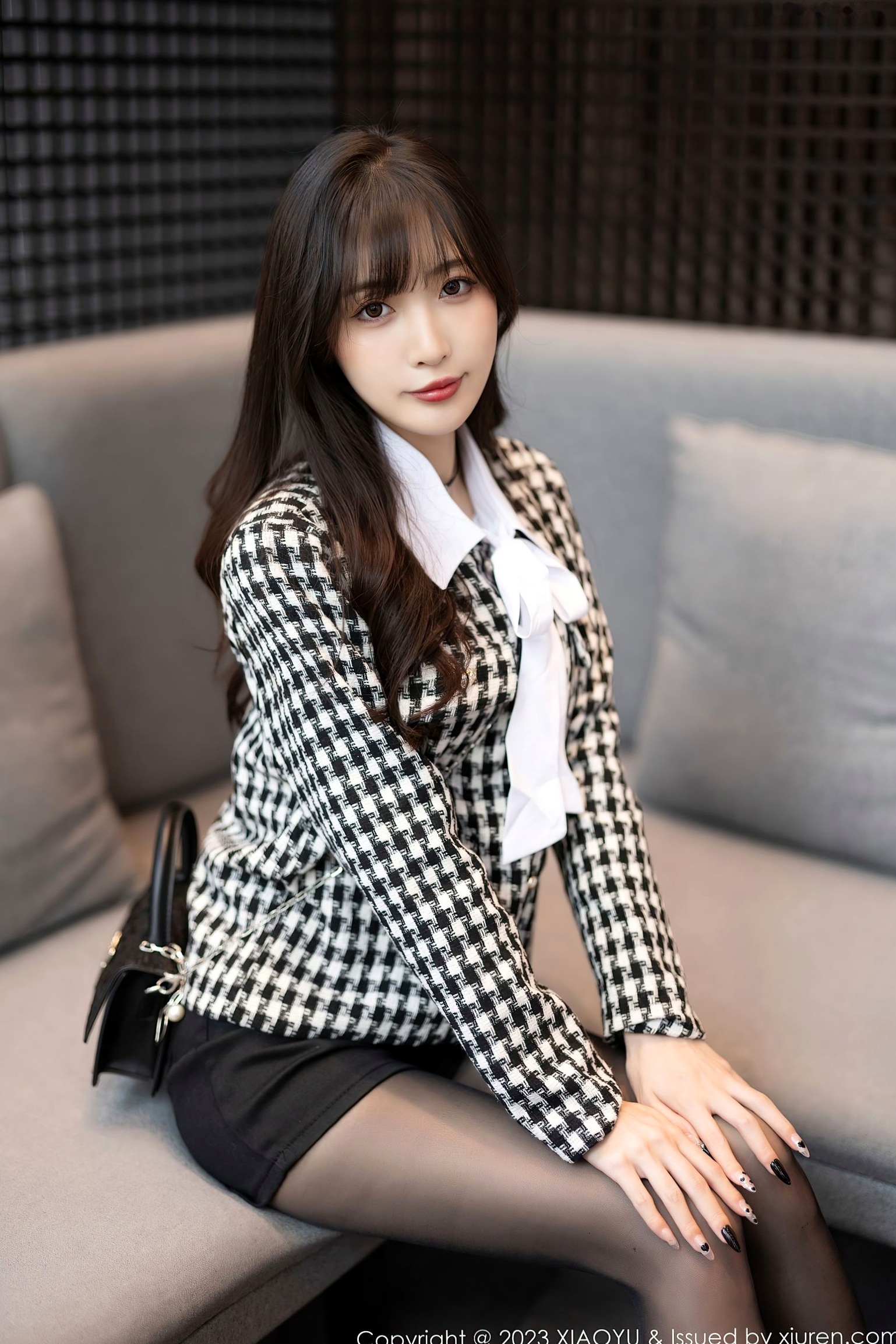 Gallery - XiaoYu语画界 - Painting World -1020-林星阑-迷人私房黑丝制服诱惑-性感白衬衫美腿-2023.05.05诱惑私房照黑丝性感语画界 - Painting World  林星阑女神私房照_秀色女神 - image 5