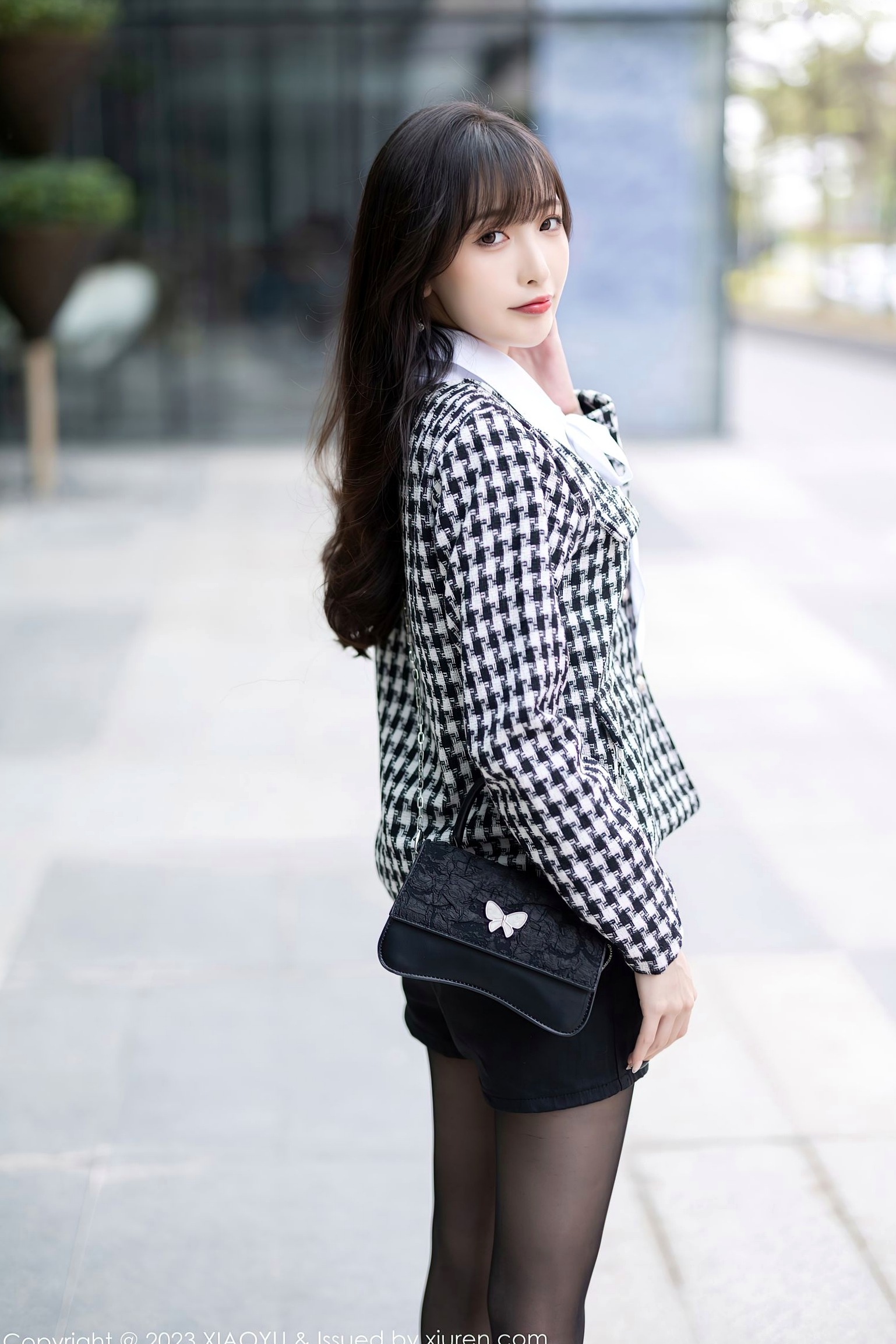 Gallery - XiaoYu语画界 - Painting World -1020-林星阑-迷人私房黑丝制服诱惑-性感白衬衫美腿-2023.05.05诱惑私房照黑丝性感语画界 - Painting World  林星阑女神私房照_秀色女神 - image 15