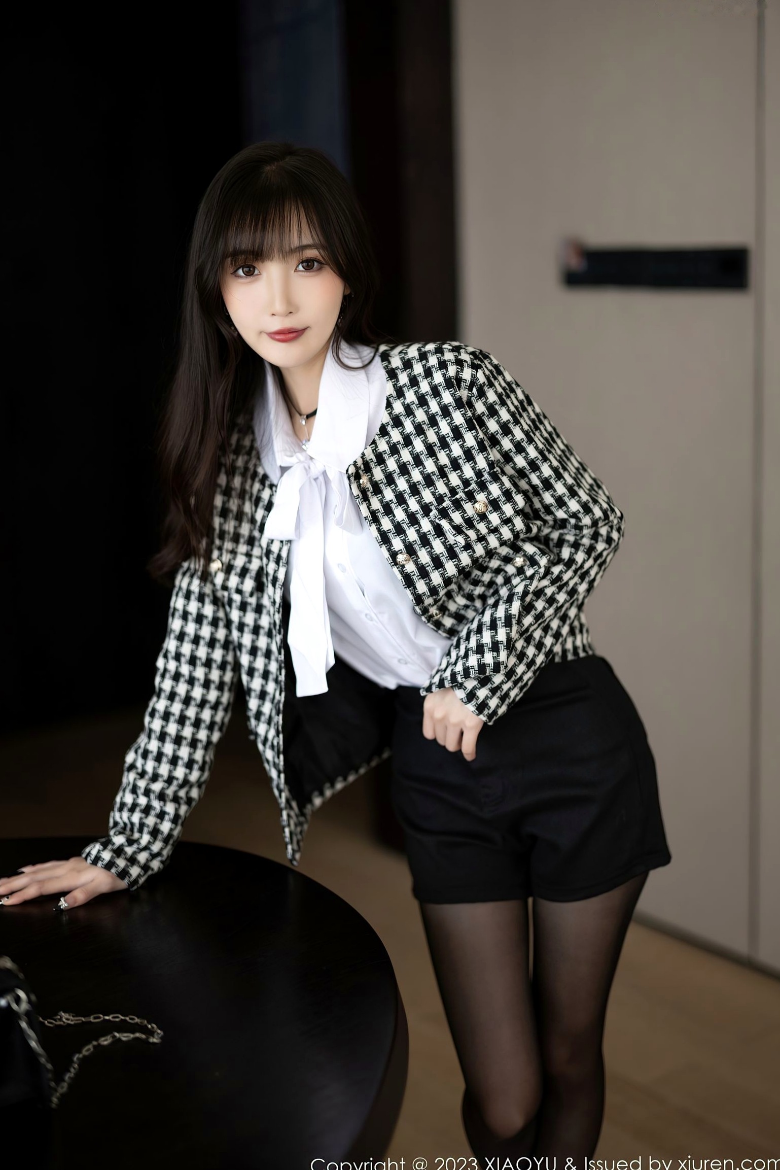 Gallery - XiaoYu语画界 - Painting World -1020-林星阑-迷人私房黑丝制服诱惑-性感白衬衫美腿-2023.05.05诱惑私房照黑丝性感语画界 - Painting World  林星阑女神私房照_秀色女神 - image 16