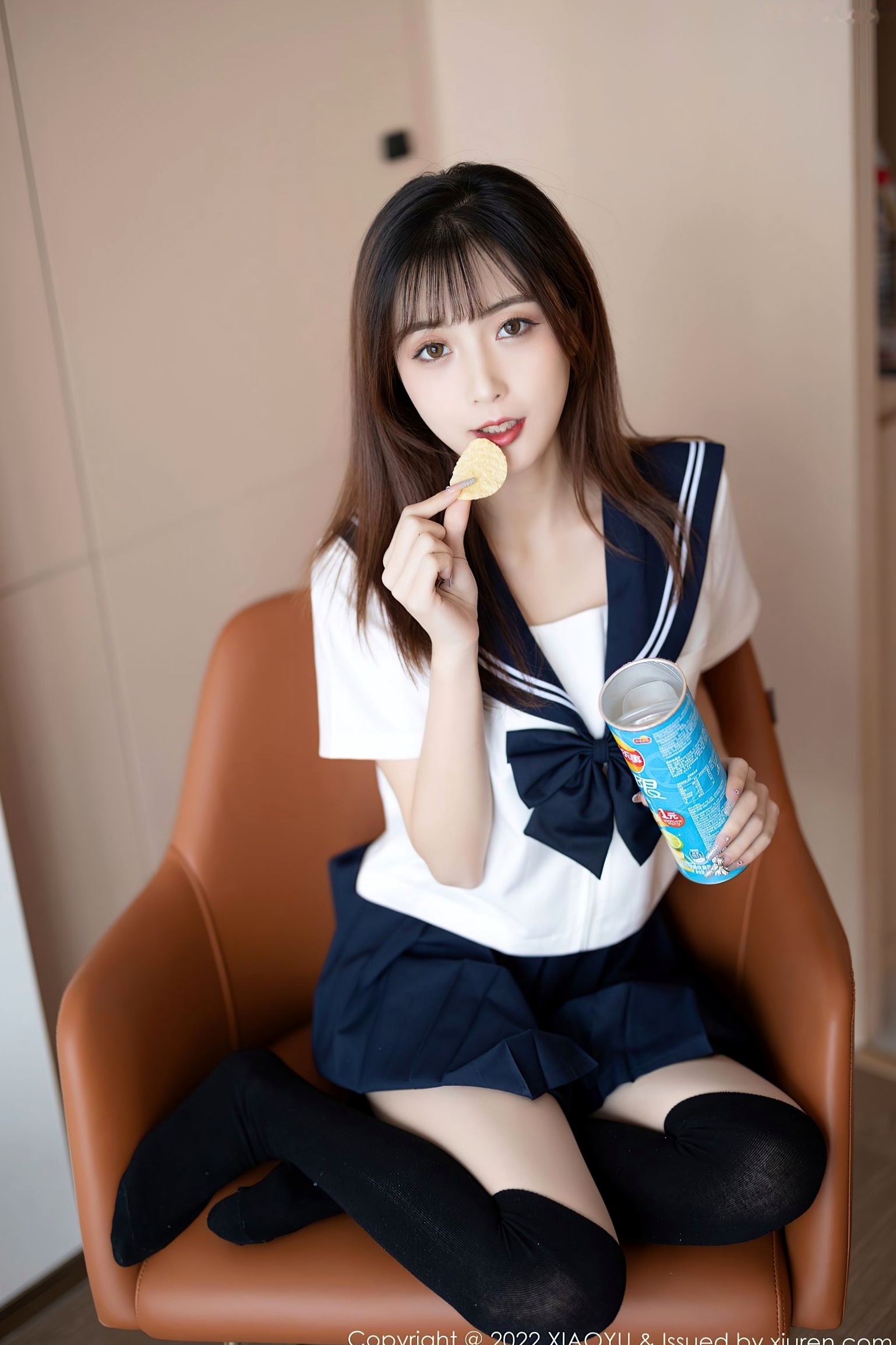 Gallery - XiaoYu语画界 - Painting World -726-林星阑-JK制服黑丝袜蕾丝内衣-2022.03.01语画界 - Painting World  林星阑女神私房照_秀色女神 - image 17