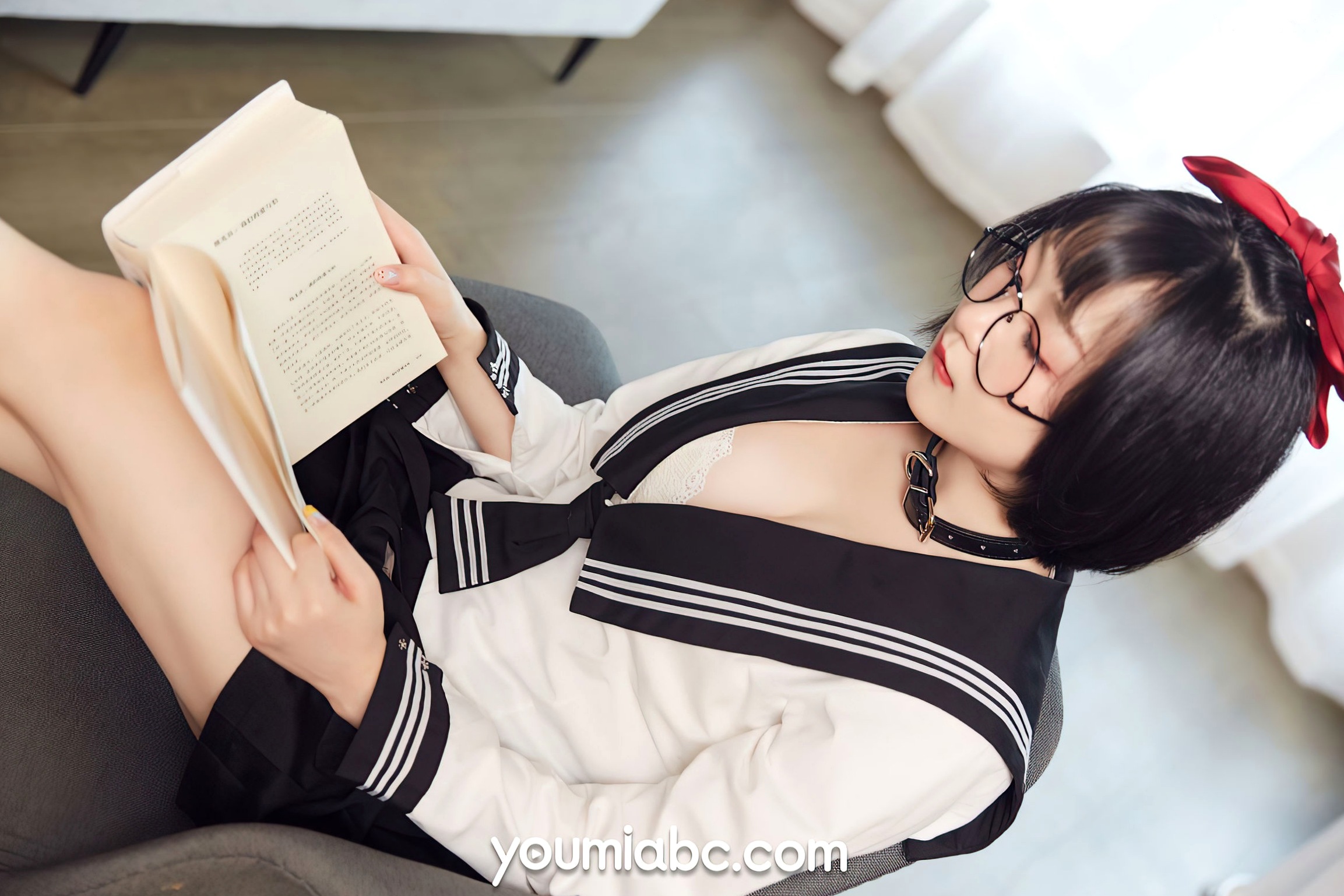 Gallery - YouMi尤蜜-2021.09.21-龙女宝宝-《秘密教学》尤蜜荟 - Chiness Model  龙女宝宝女神私房照_秀色女神 - image 7
