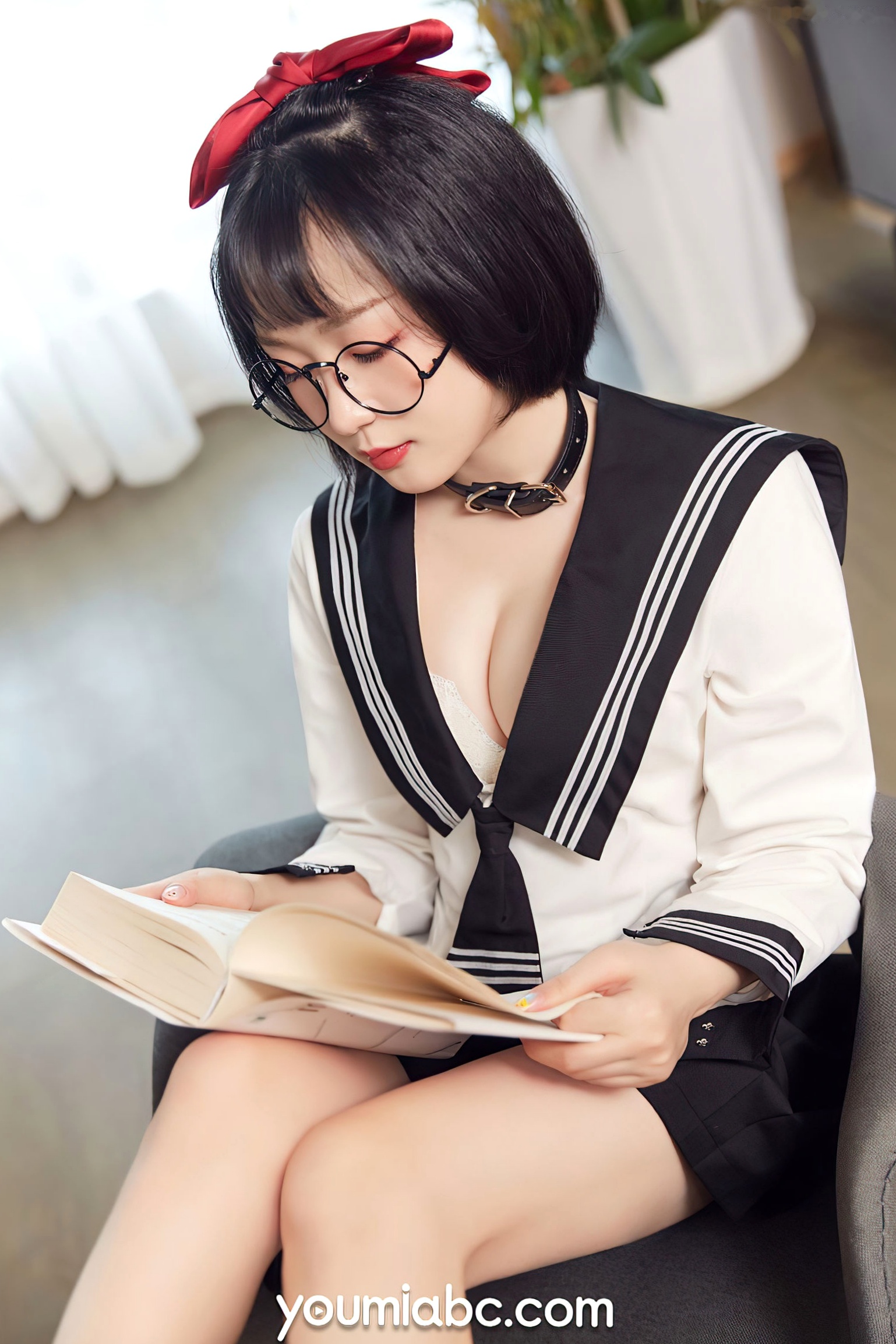 Gallery - YouMi尤蜜-2021.09.21-龙女宝宝-《秘密教学》尤蜜荟 - Chiness Model  龙女宝宝女神私房照_秀色女神 - image 8