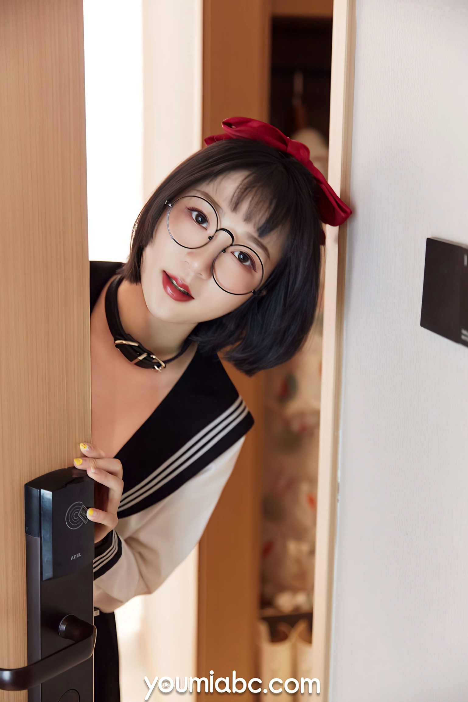 Gallery - YouMi尤蜜-2021.09.21-龙女宝宝-《秘密教学》尤蜜荟 - Chiness Model  龙女宝宝女神私房照_秀色女神 - image 9
