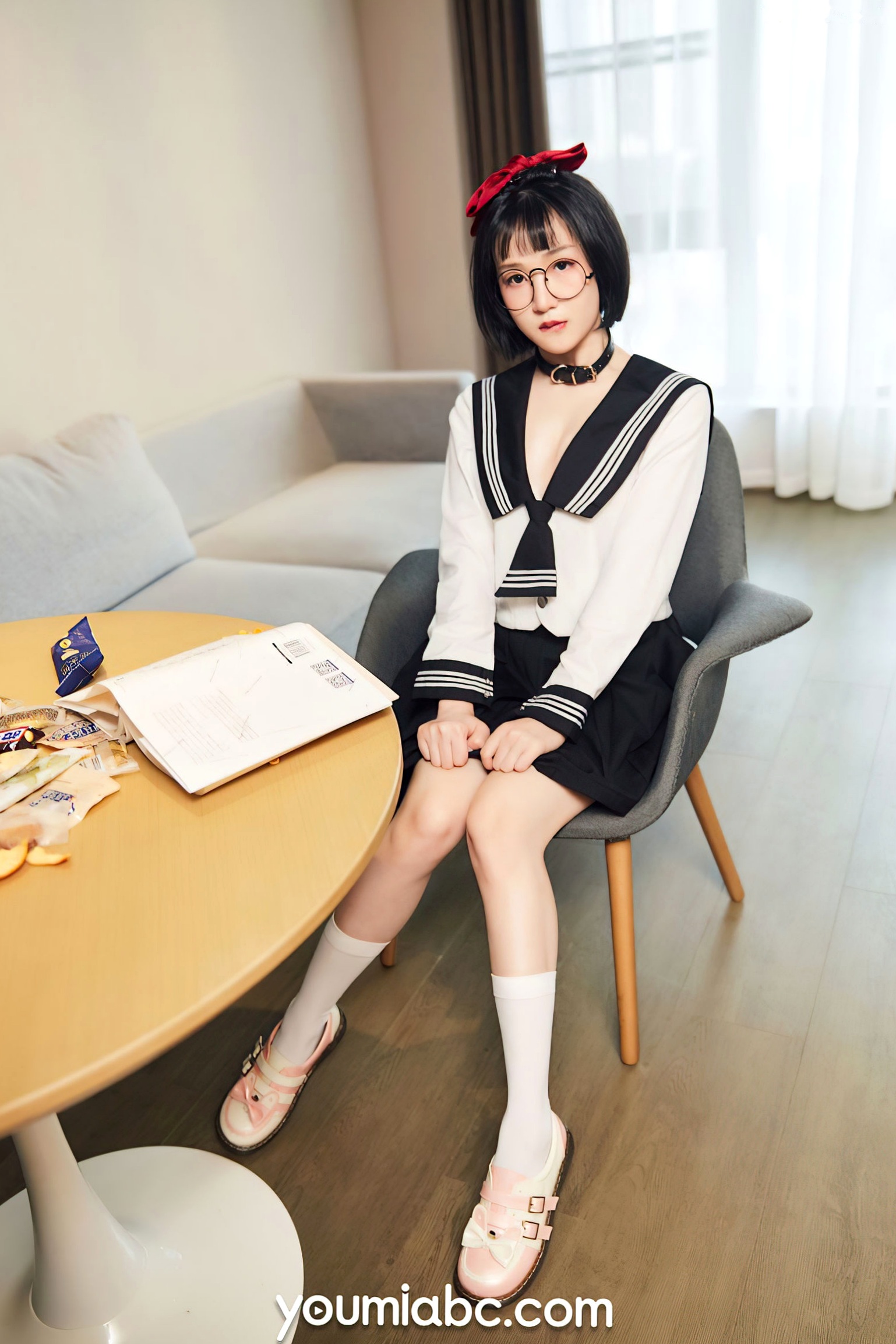 Gallery - YouMi尤蜜-2021.09.21-龙女宝宝-《秘密教学》尤蜜荟 - Chiness Model  龙女宝宝女神私房照_秀色女神 - image 18