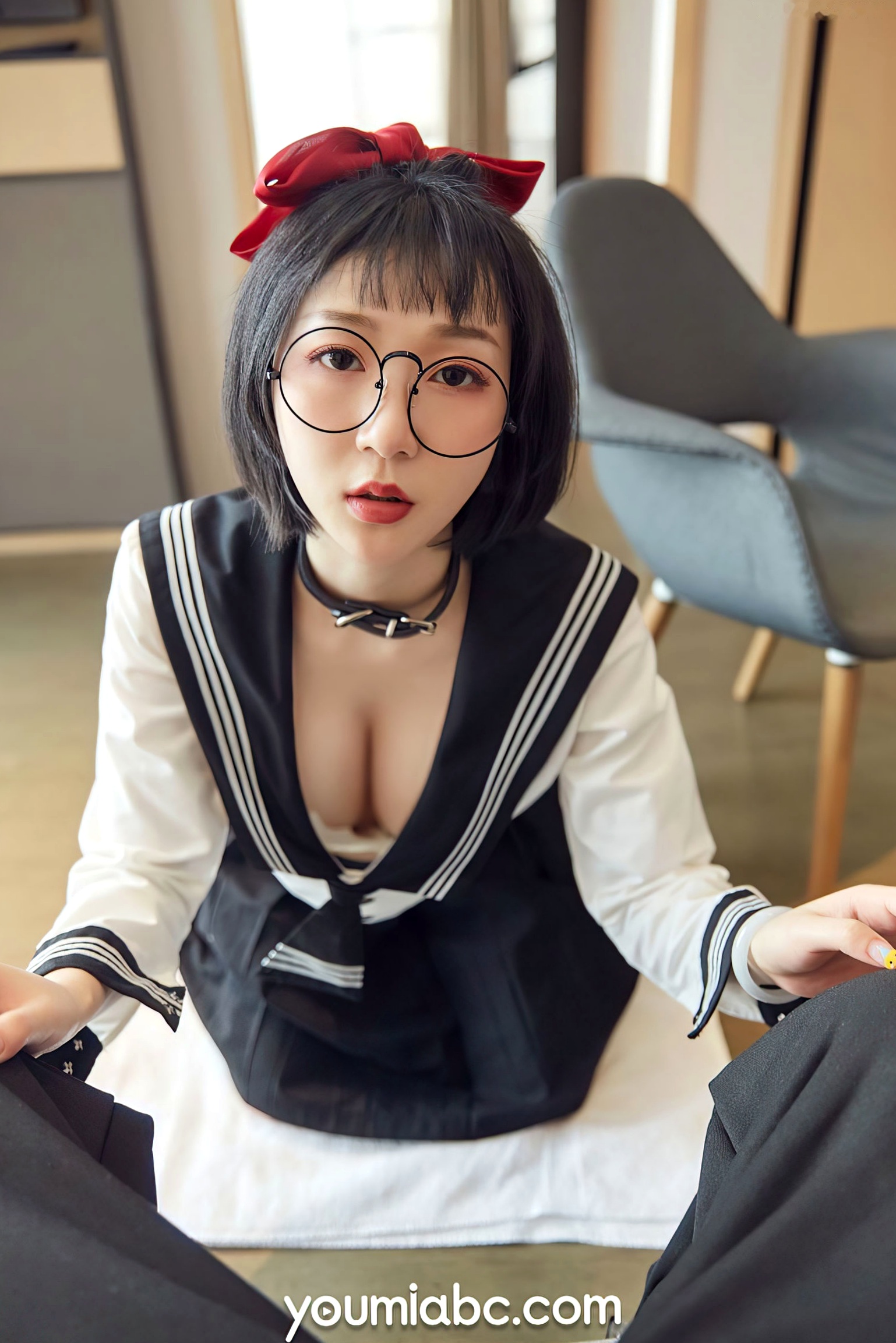 Gallery - YouMi尤蜜-2021.09.21-龙女宝宝-《秘密教学》尤蜜荟 - Chiness Model  龙女宝宝女神私房照_秀色女神 - image 28
