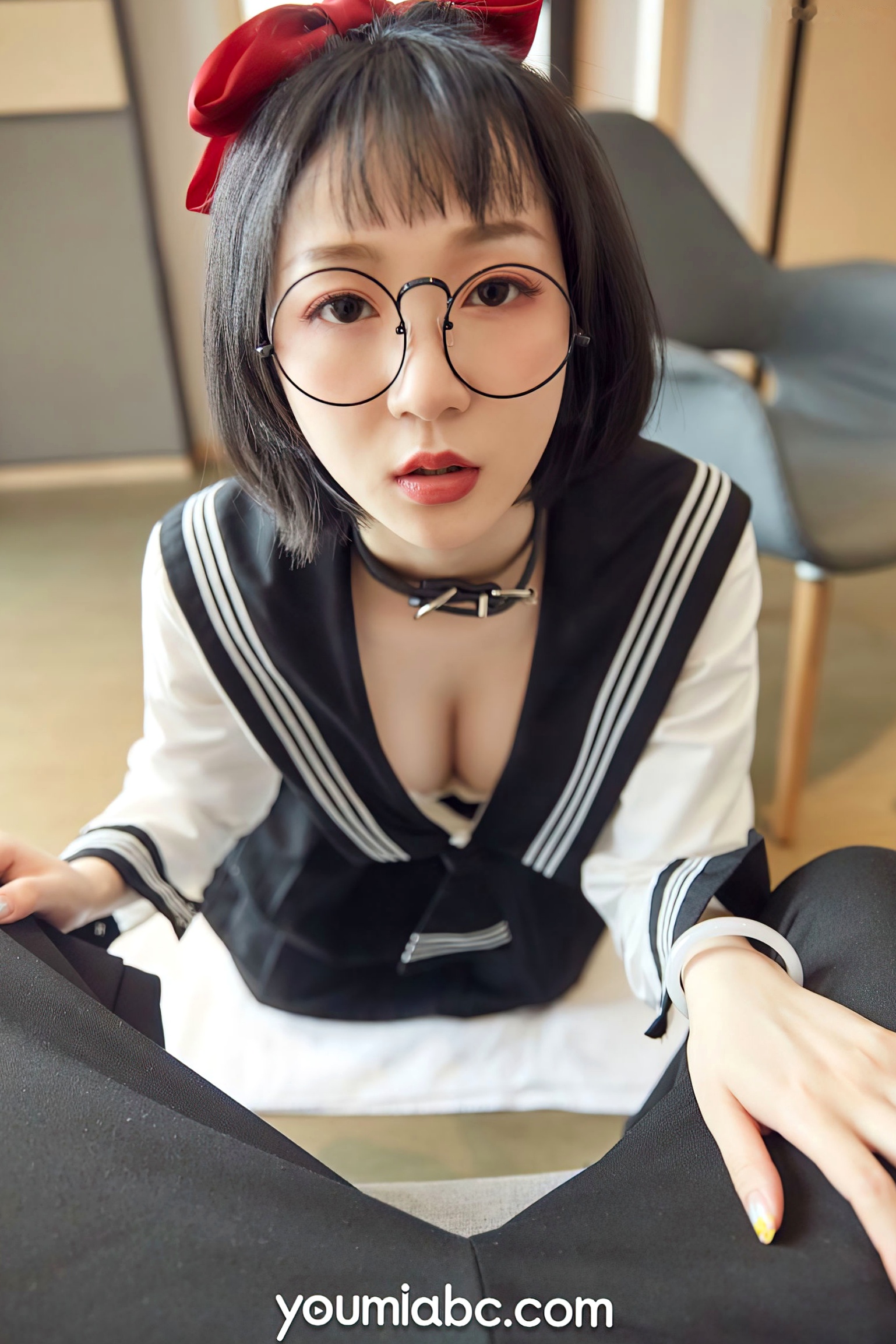 Gallery - YouMi尤蜜-2021.09.21-龙女宝宝-《秘密教学》尤蜜荟 - Chiness Model  龙女宝宝女神私房照_秀色女神 - image 29