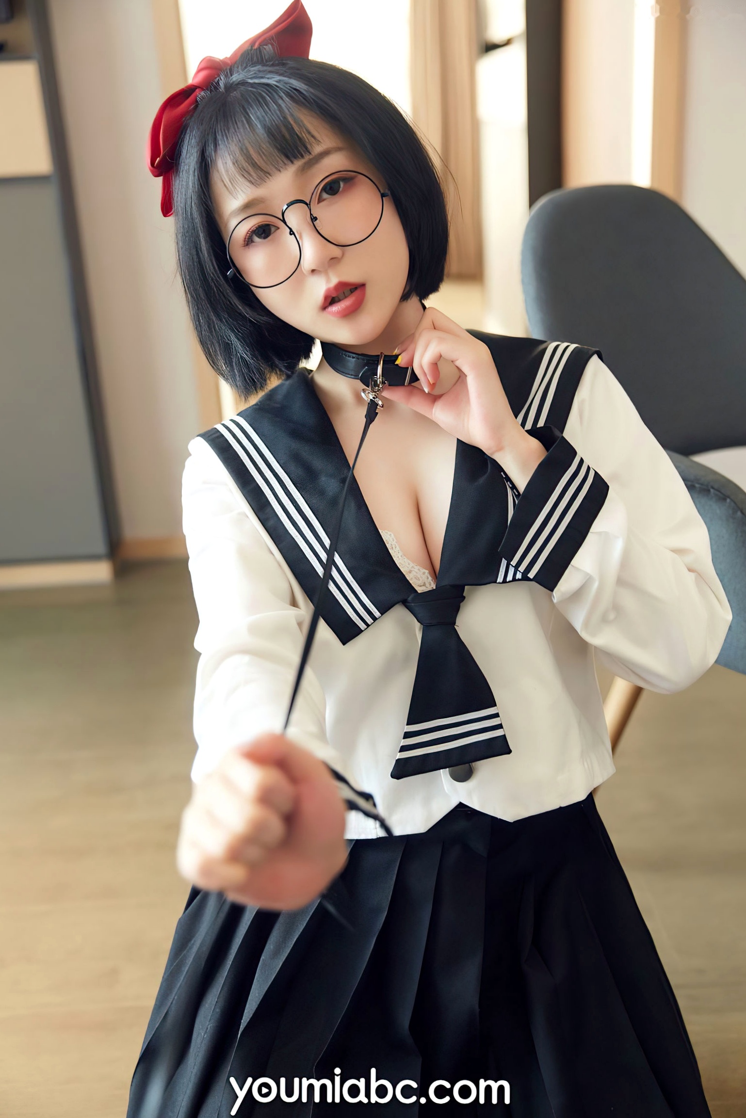 Gallery - YouMi尤蜜-2021.09.21-龙女宝宝-《秘密教学》尤蜜荟 - Chiness Model  龙女宝宝女神私房照_秀色女神 - image 31