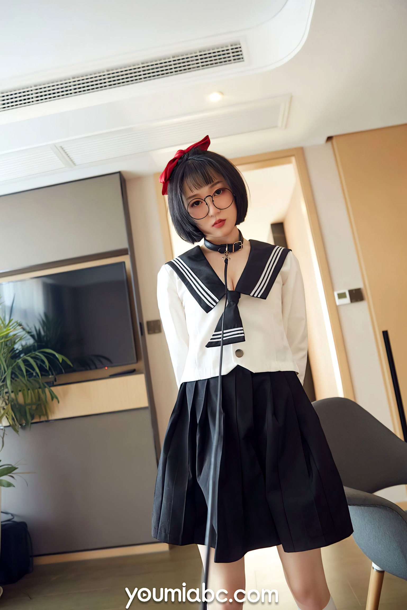 Gallery - YouMi尤蜜-2021.09.21-龙女宝宝-《秘密教学》尤蜜荟 - Chiness Model  龙女宝宝女神私房照_秀色女神 - image 33
