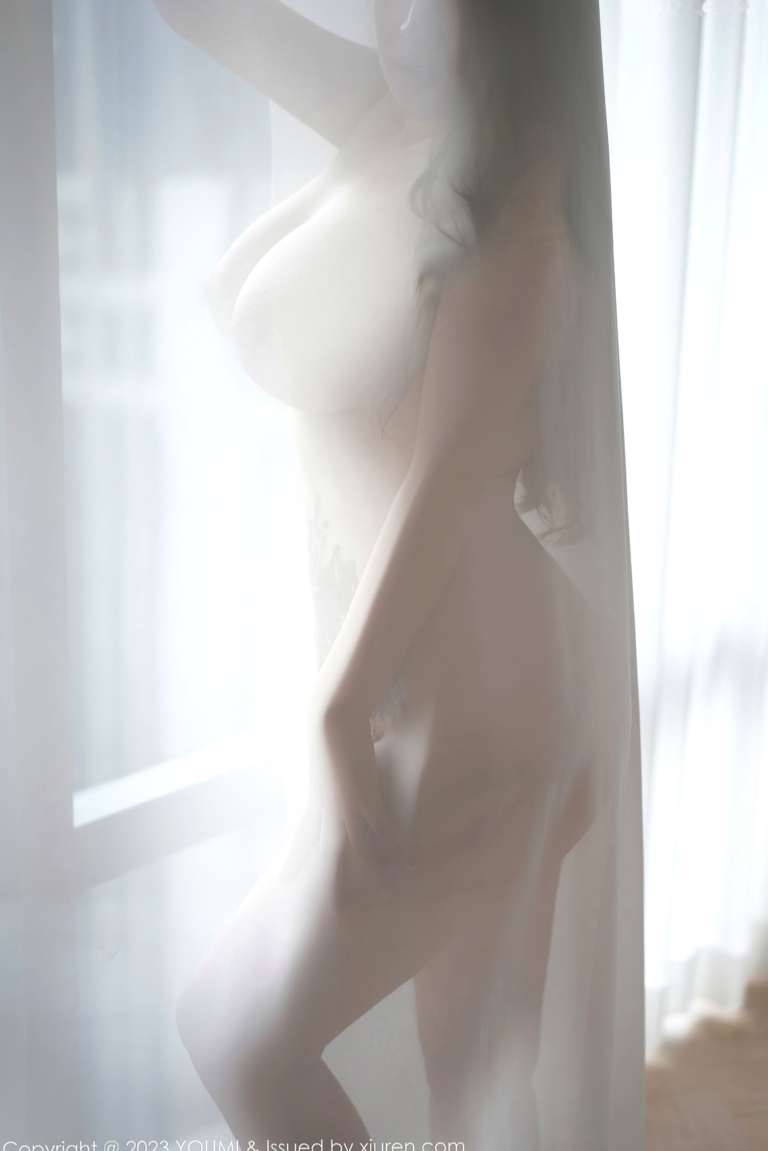 Gallery - YouMi尤蜜荟 - Chiness Model -937-Mila豆嘟嘟-私房内衣性感写真，蓝绿色内衣秀傲人曲线，透肉丝袜极致诱惑大尺度套图尤蜜荟 - Chiness Model 内衣丝袜私房照大尺度 Mila豆嘟嘟女神私房照_秀色女神 - image 46