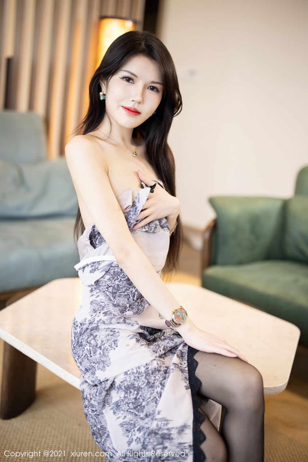 新人模特媛媛酱 典雅韵味古典旗袍