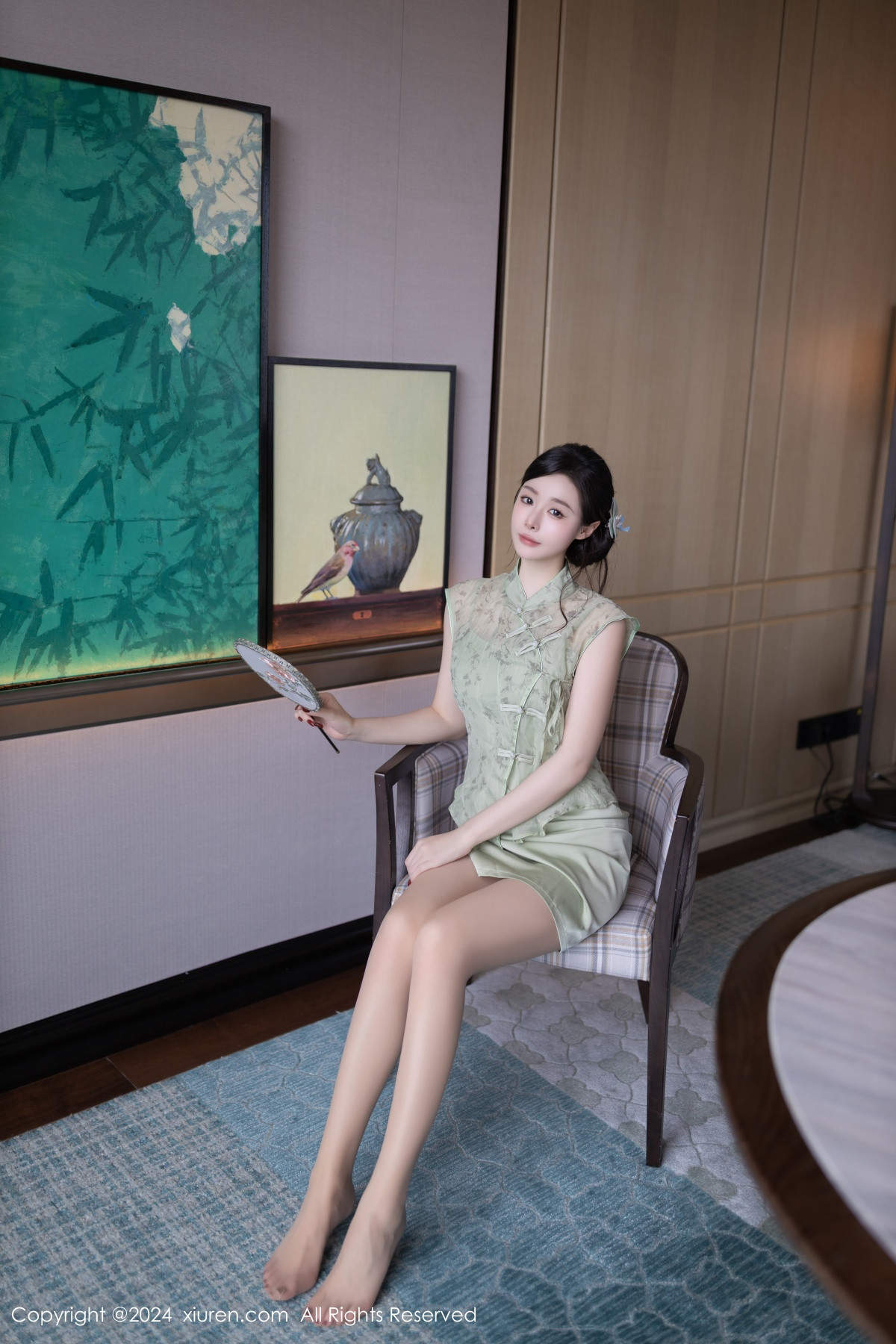 [XiuRen]高清写真图 2024.09.06 No.9124 小逗逗 丝袜美腿