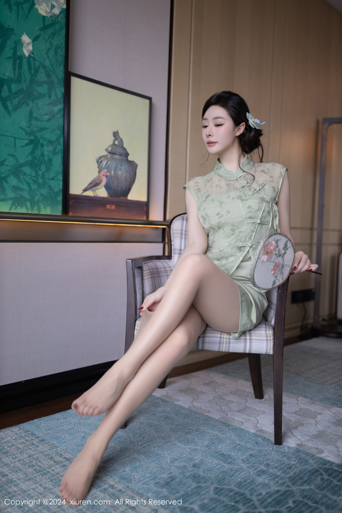 [XiuRen]高清写真图 2024.09.06 No.9124 小逗逗 丝袜美腿