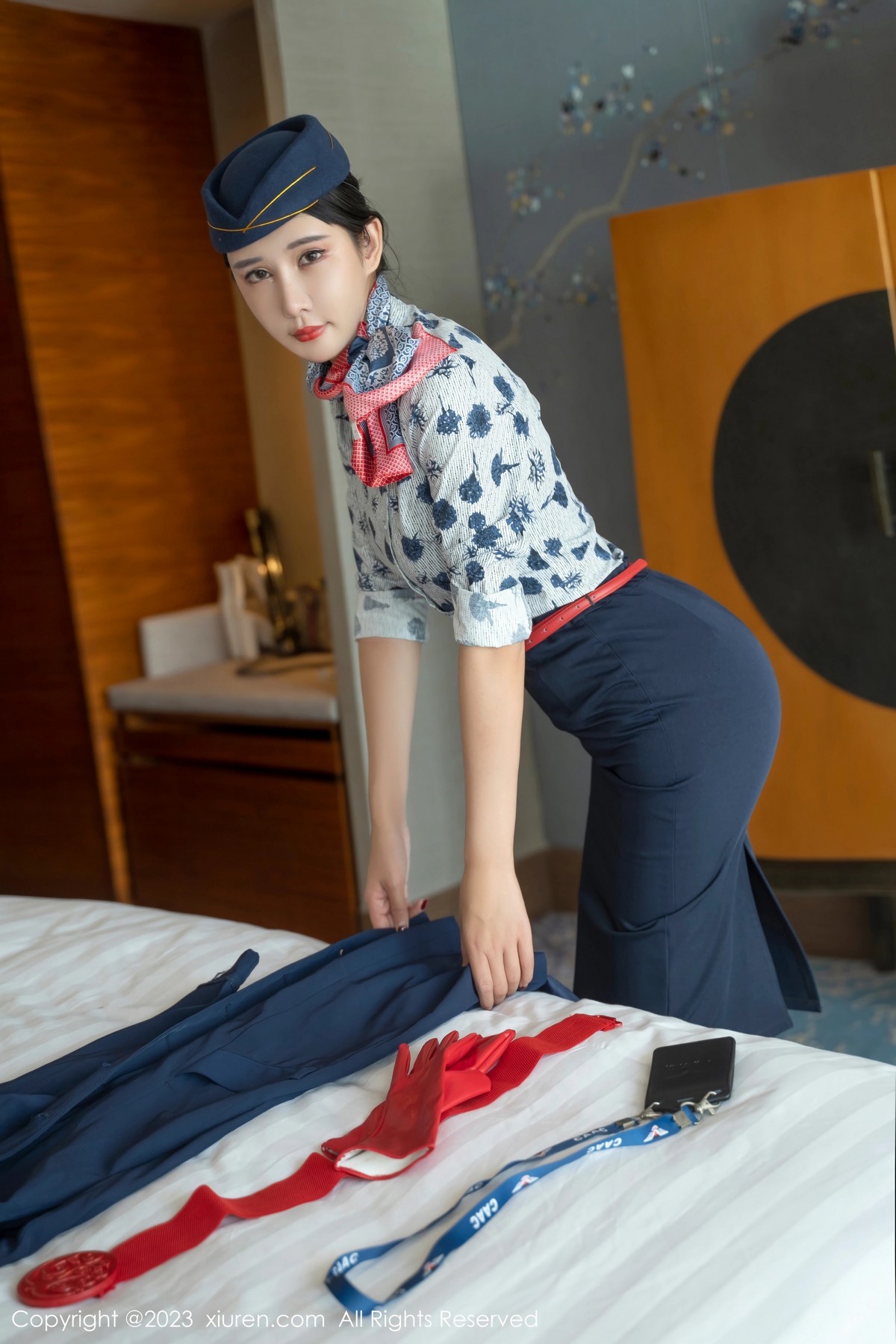 [XiuRen]高清写真图 2023.03.21 No.6445 夏沫沫tifa 制服美腿