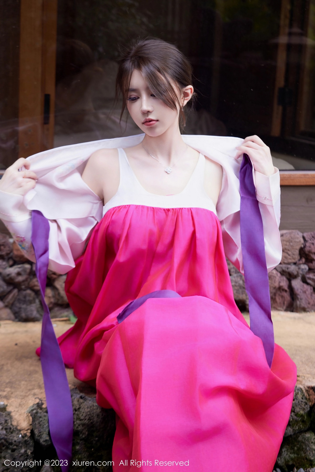 [XiuRen]高清写真图 2023.10.18 No.7522 tina_甜仔 济州岛旅拍